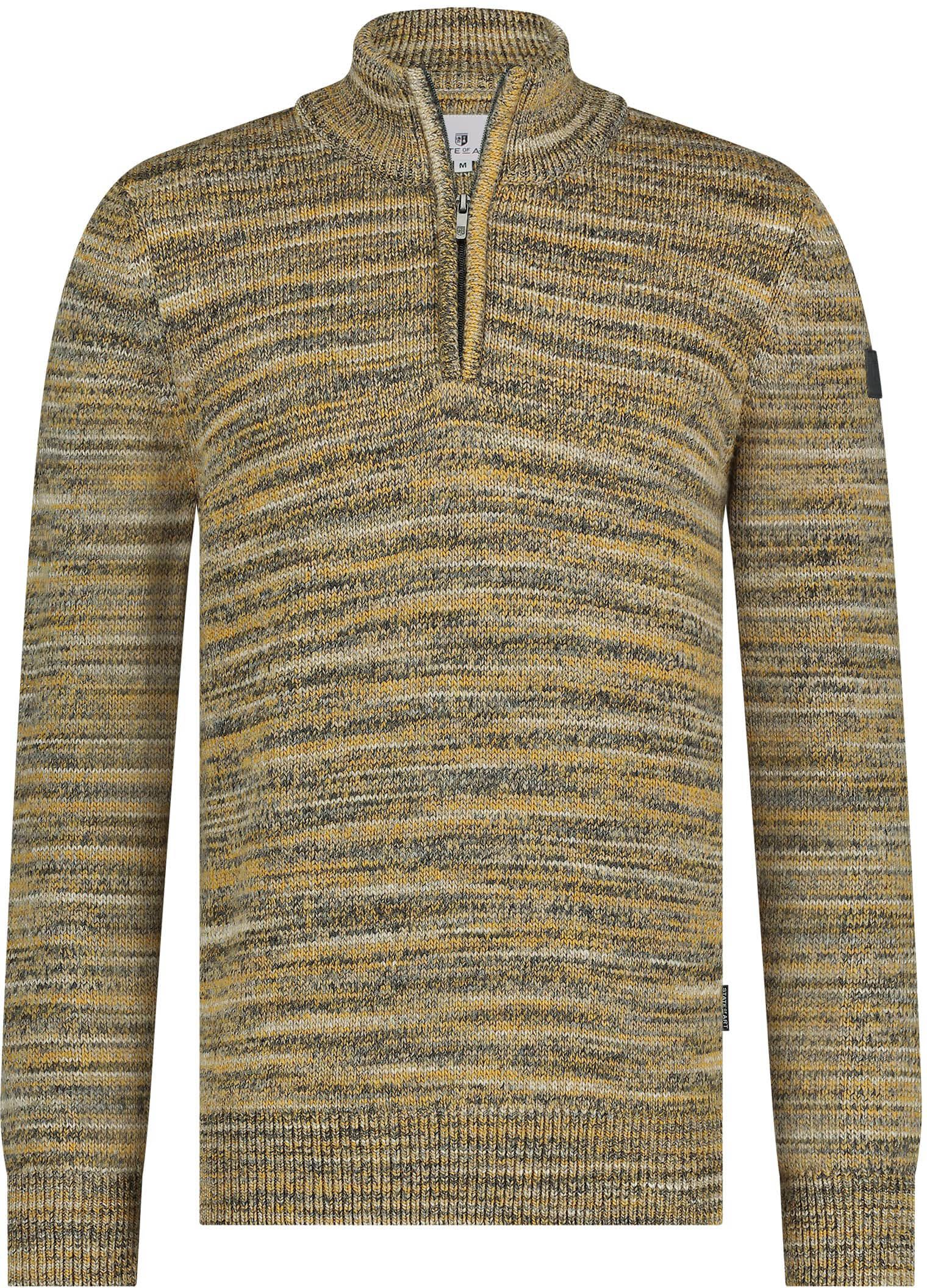 State Of Art Half Zip Pullover Melange Yellow order online | 13124101-2316 | Suitable Spain