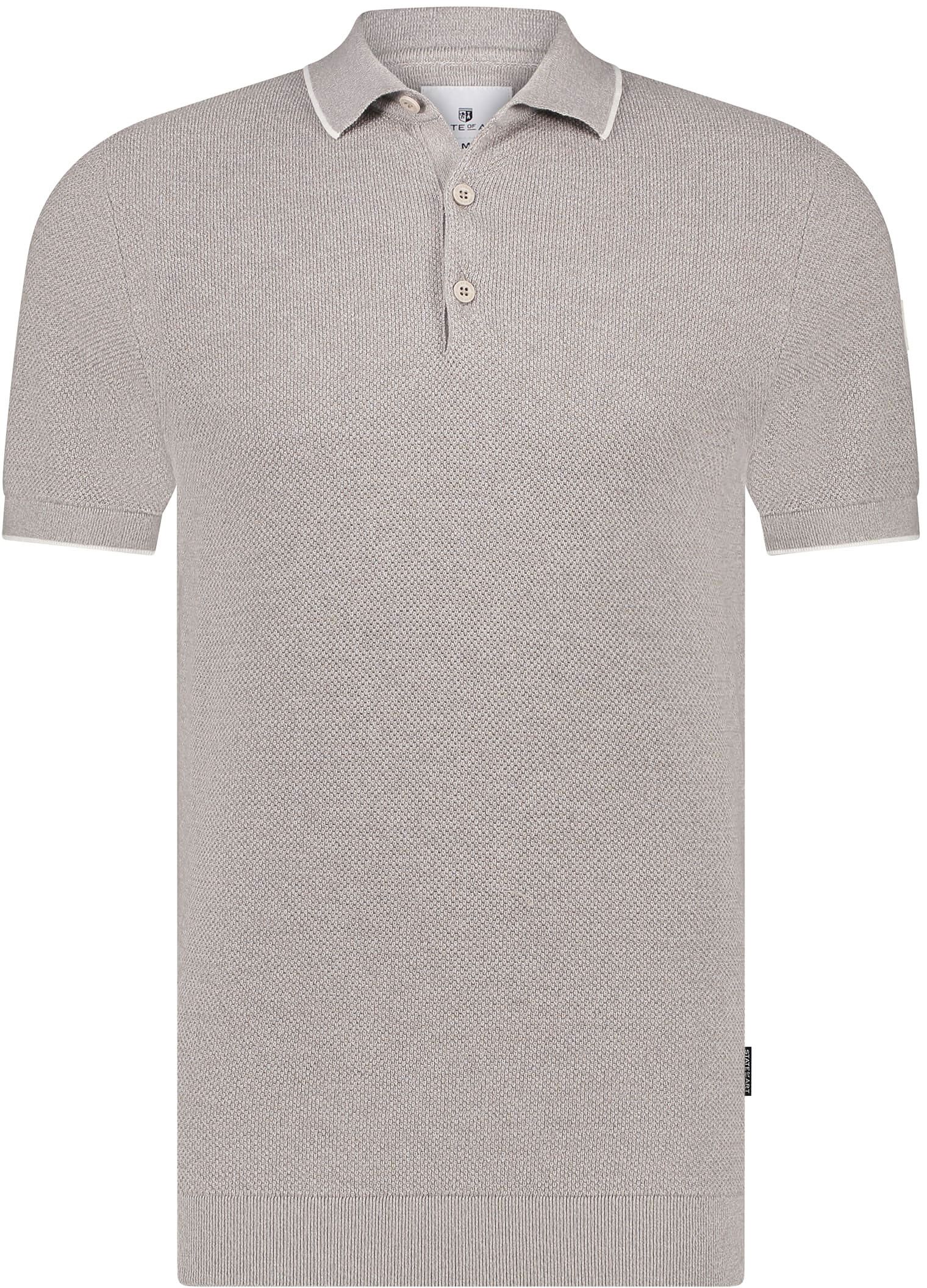 State Of Art Pique Polo Shirt Light Brown 47115077-1693 order online | Suitable