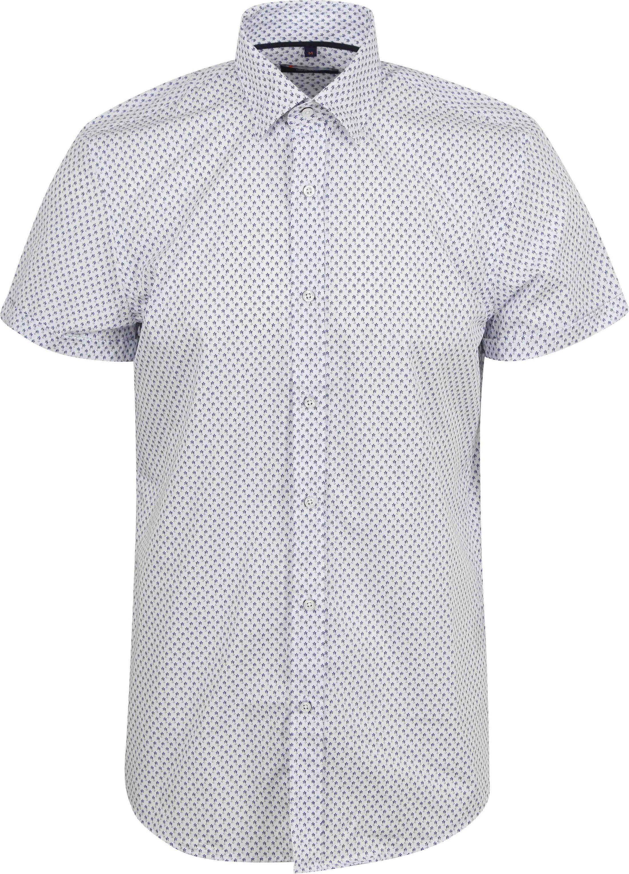 Suitable Short Sleeve Shirt Print Blue SH-KM-24-05 order online | Suitable