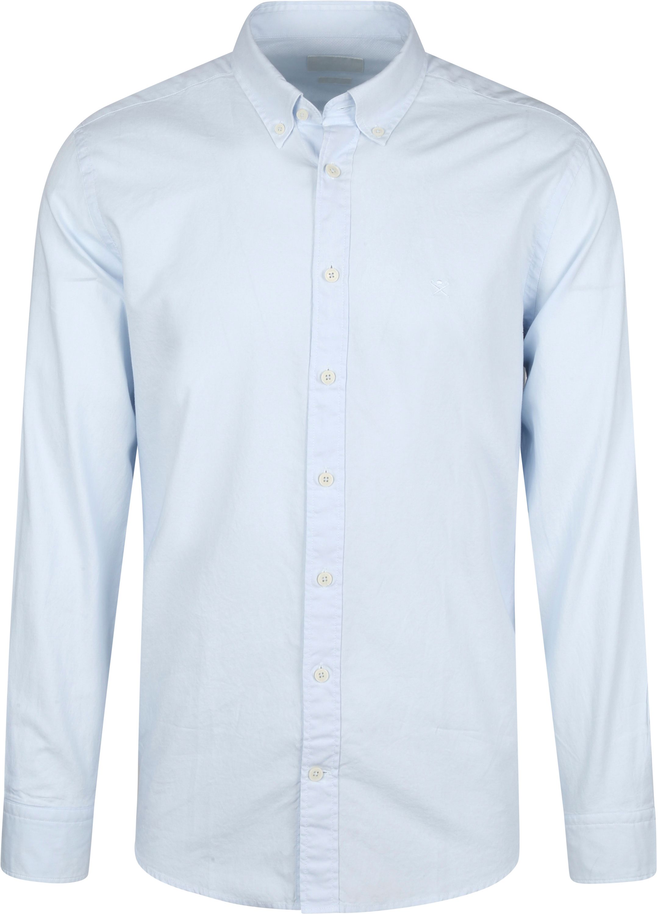 Hackett Shirt Garment Dyed Oxford Blue size L
