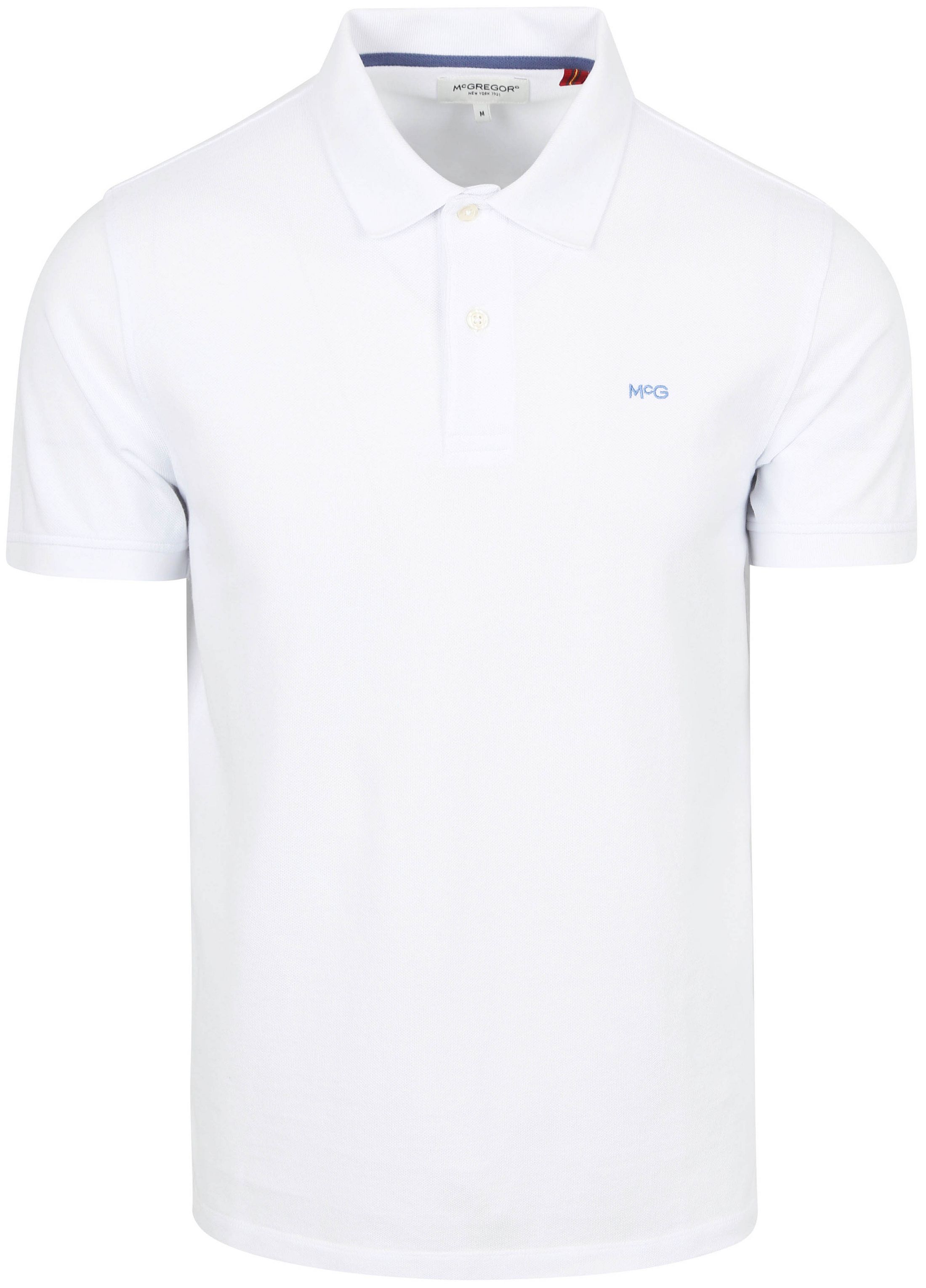 McGregor Piqué Polo Wit MM251.9001.01-9000 kopen | Suitable