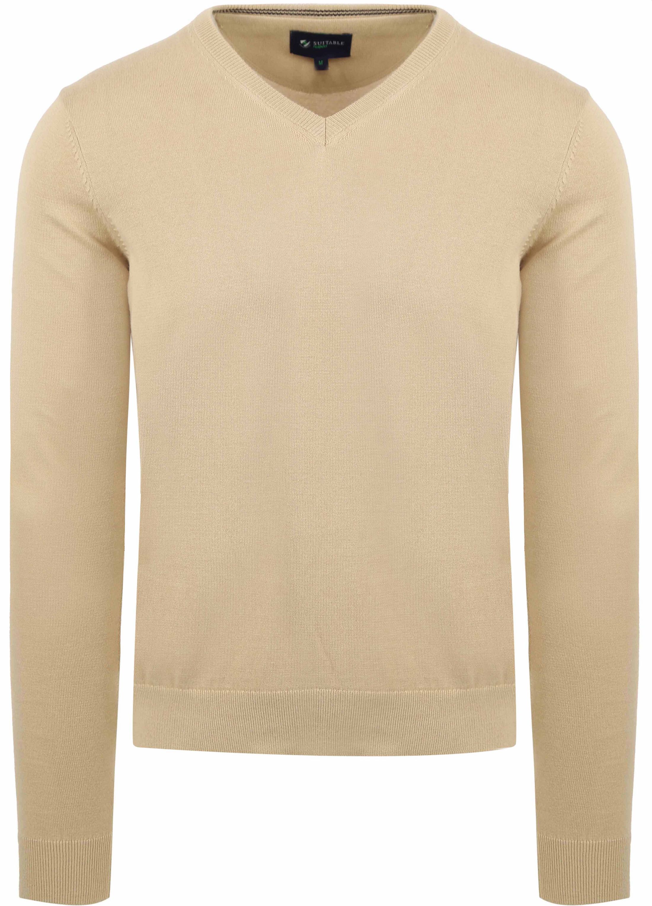 Suitable Respect Cotton Vinir Pullover Beige order online | KN-VI-RSP23-SA | Suitable Lithuania
