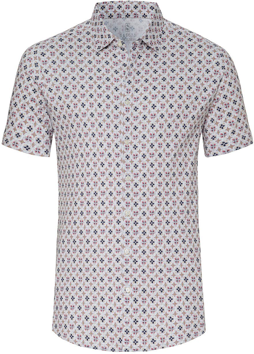 Desoto Short Sleeve Jersey Chemise Impression Beige  73132-3-134 commander en ligne | Suitable
