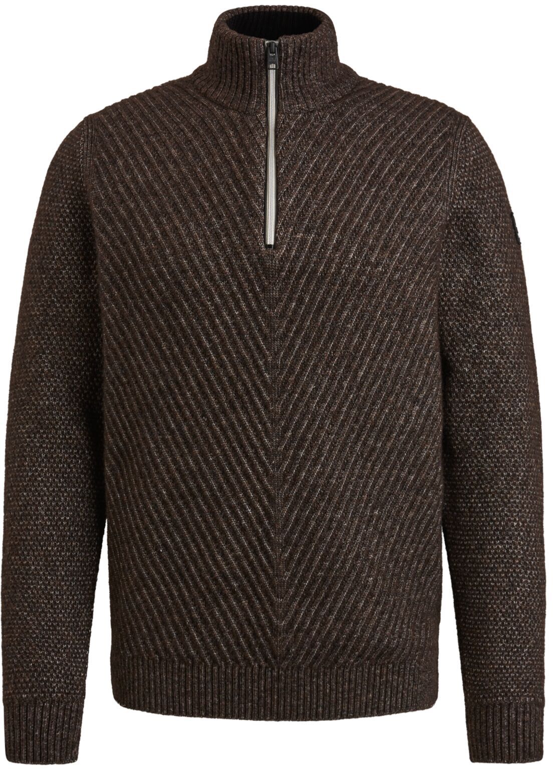 Vanguard Pullover Half Zip Wool Brown VKW2310312-8080 order online | Suitable