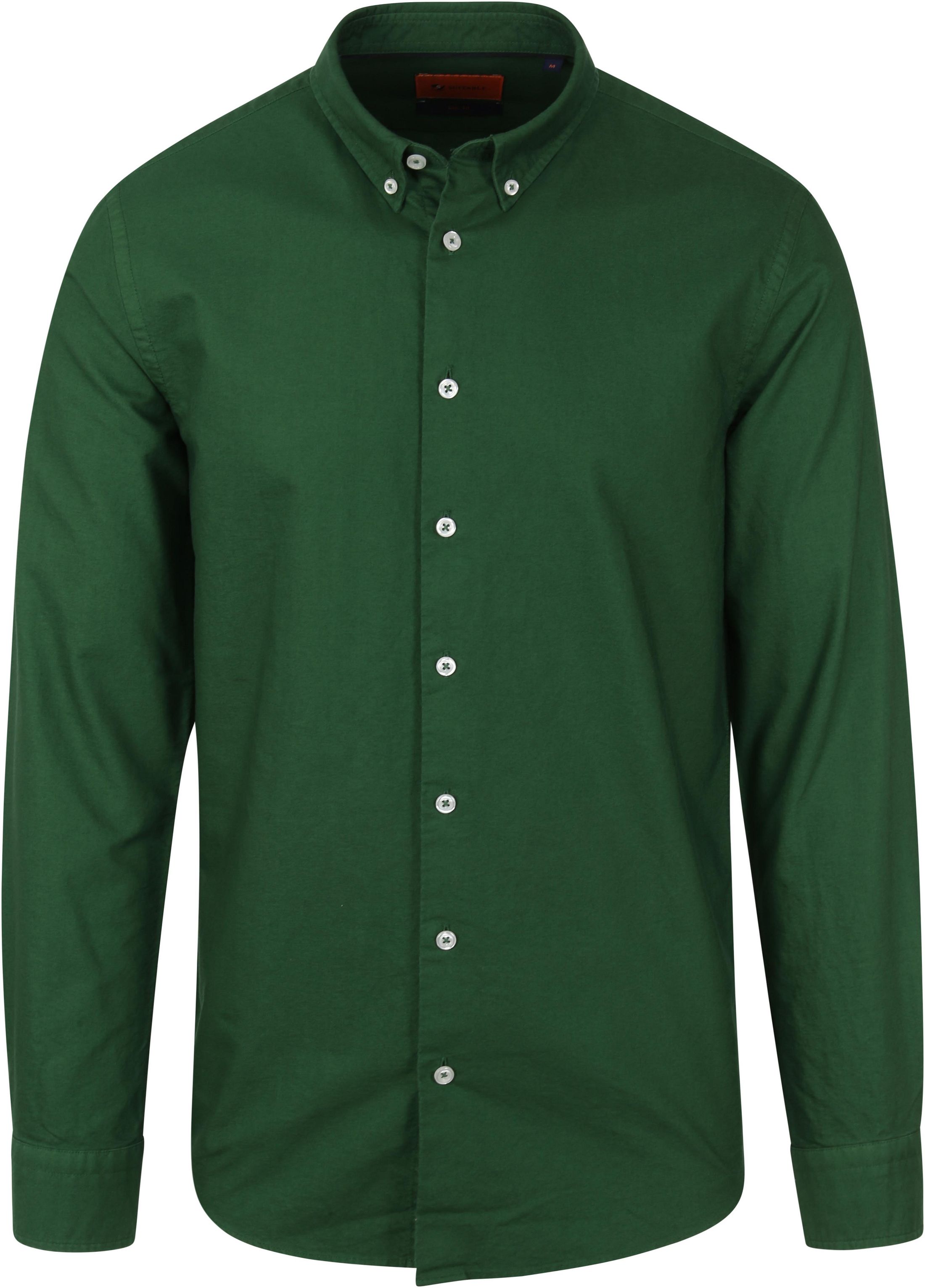 Suitable Chemise Oxford Foncé Vert Vert foncé taille 3XL