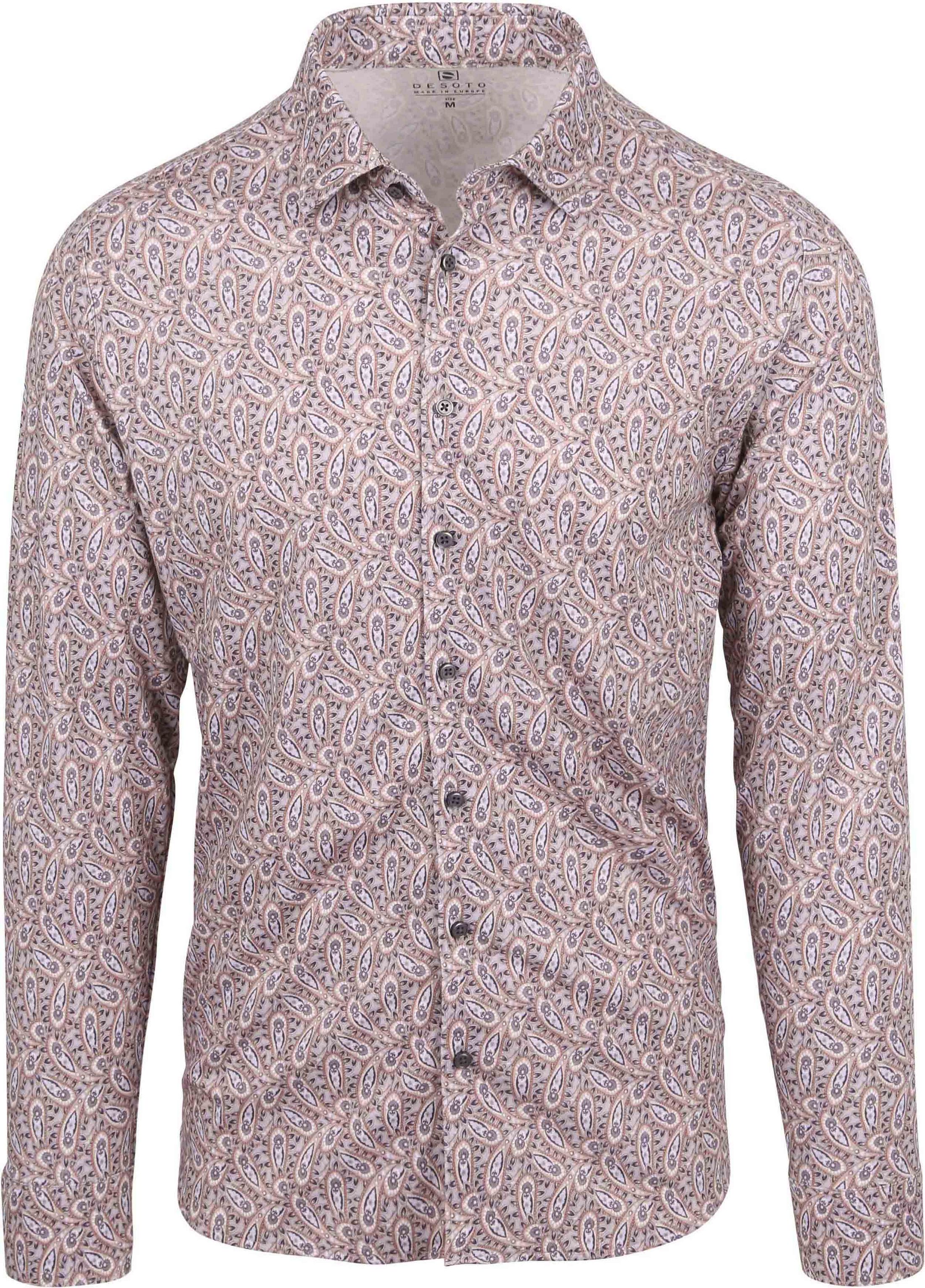 Desoto Shirt Timeless Elegance Print Paisley Beige 77228-3-873 order online | Suitable