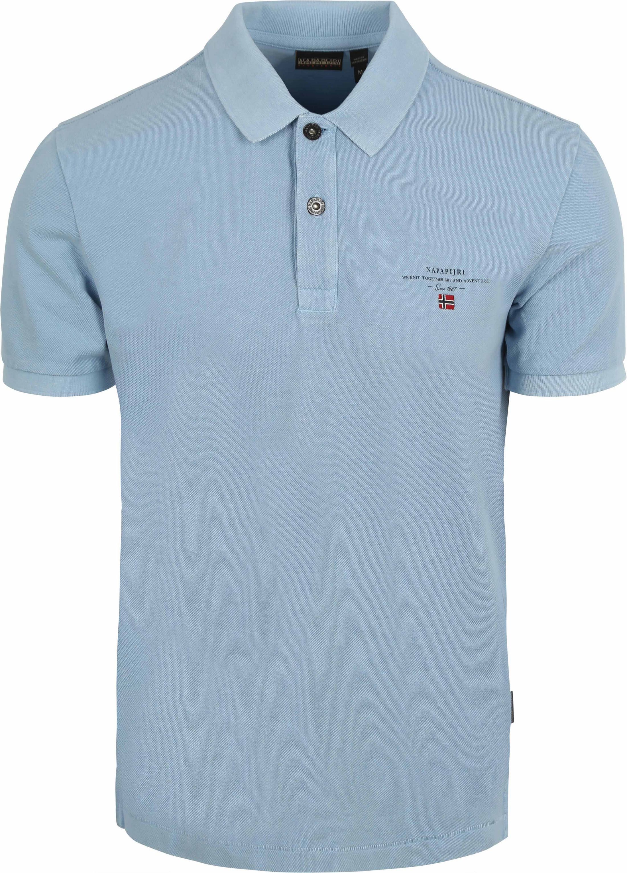 Napapijri Polo Elbas Chambray Blue  NP0A4GDLI831 order online | Suitable