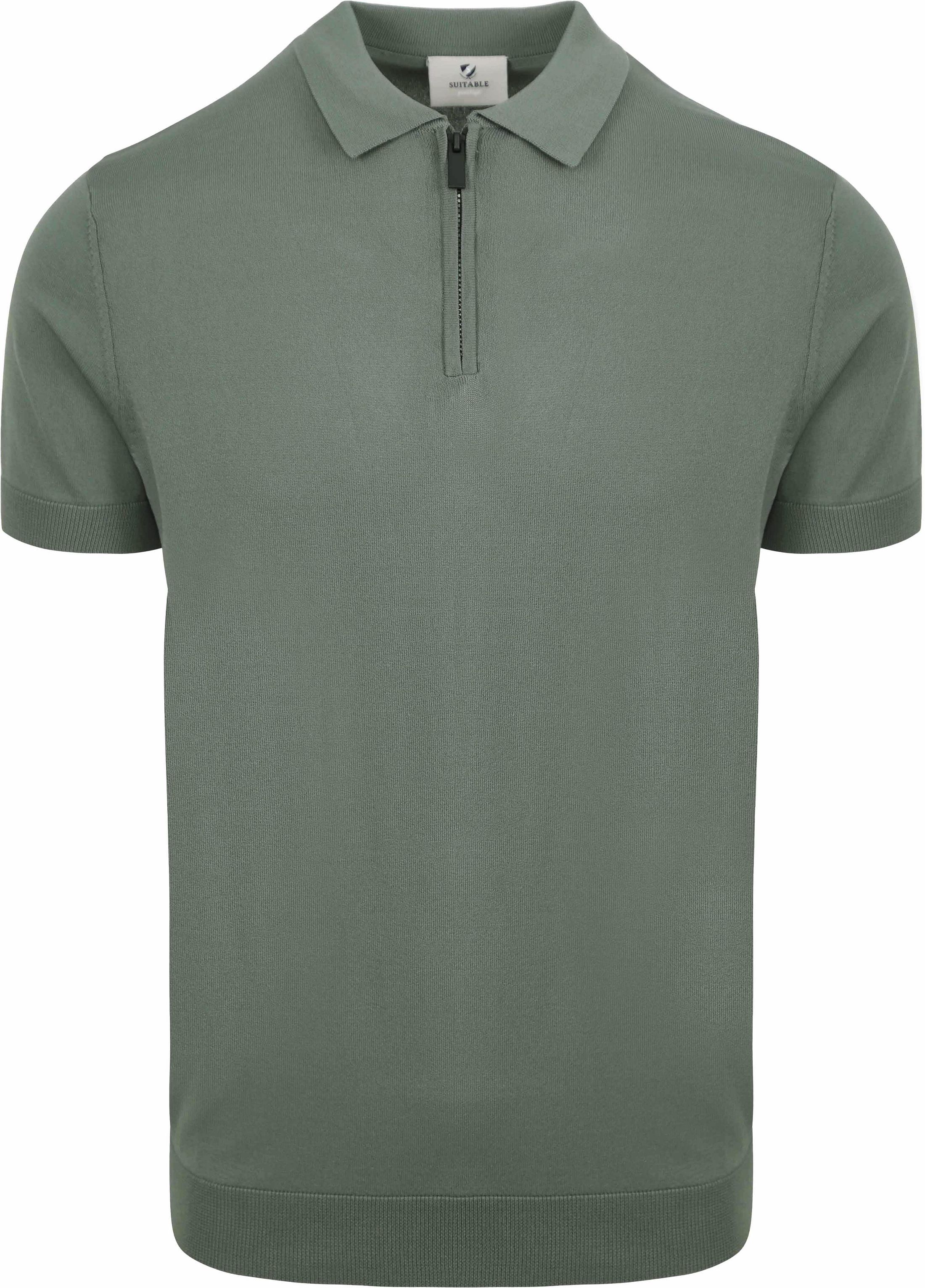 Suitable Cool Dry Knit Polo Shirt Green SPE24108DA31ST-942 order