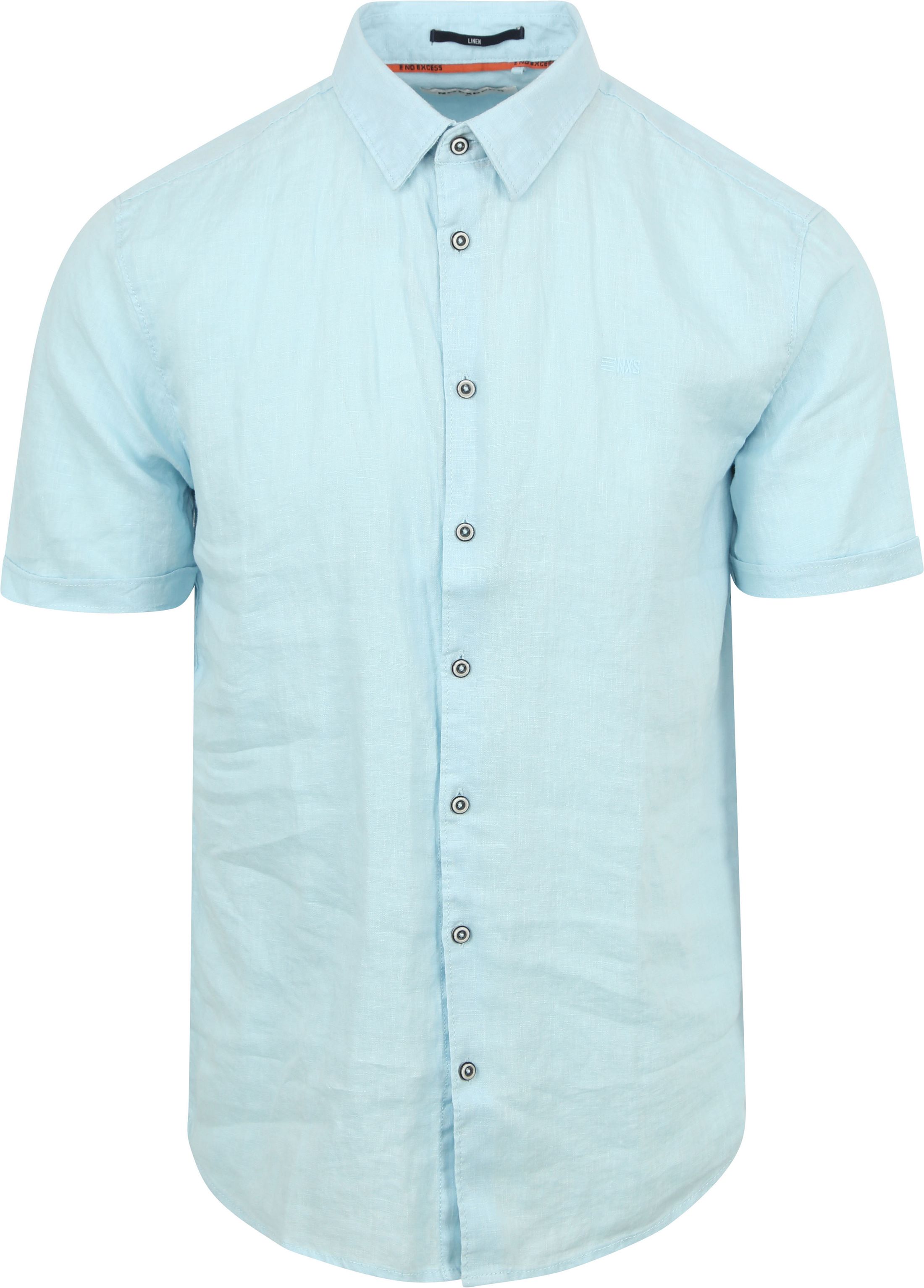 No Excess Short Sleeve Shirt Linen Light Blue order online | 23480336SN-151 | Suitable Norway