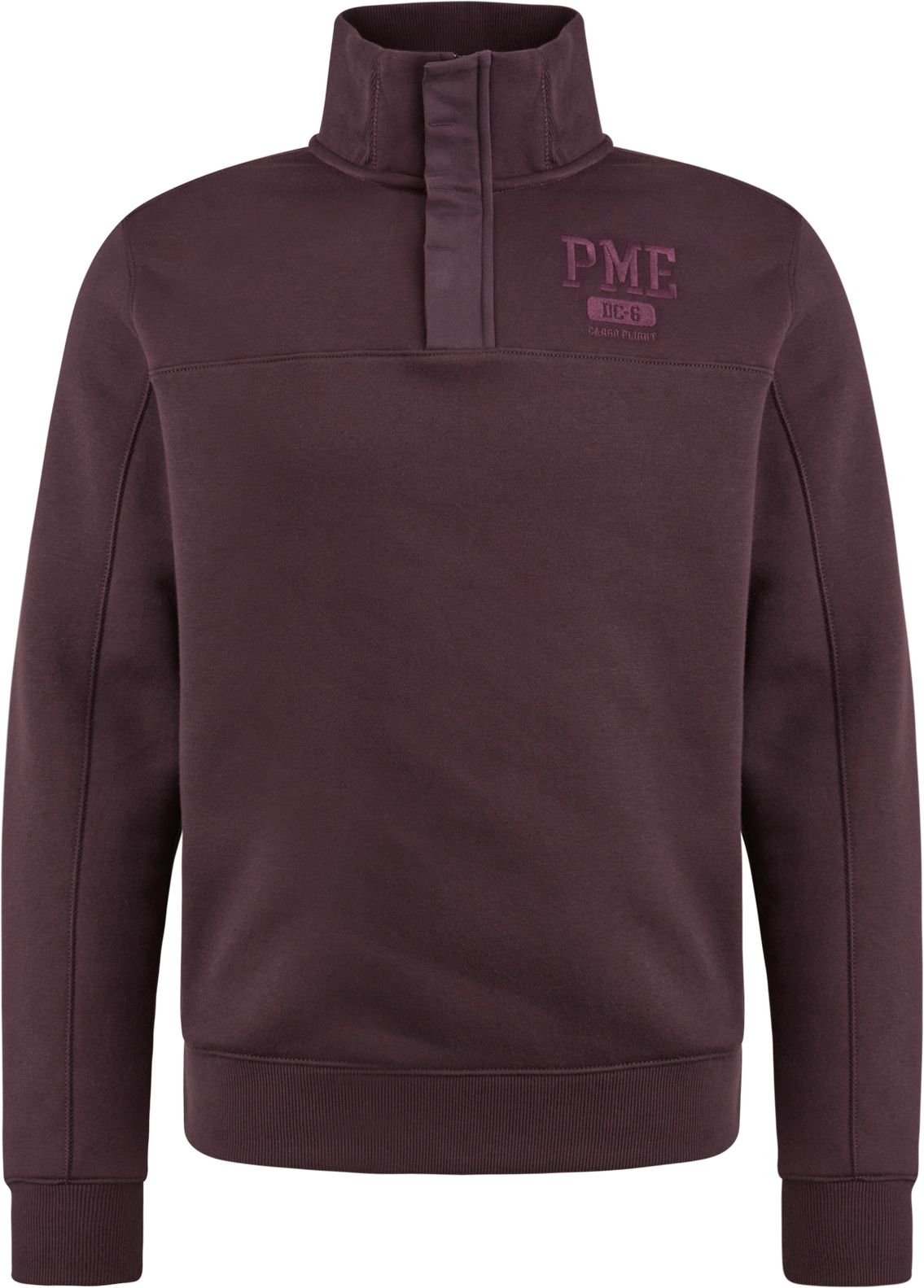PME Legend Pull zippé à demi-bouton Bordeaux  PSW2310462-8200 commander en ligne | Suitable