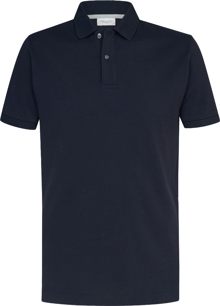 Profuomo Piqué Polo Shirt Navy PPWD10019Q-P order online | Suitable
