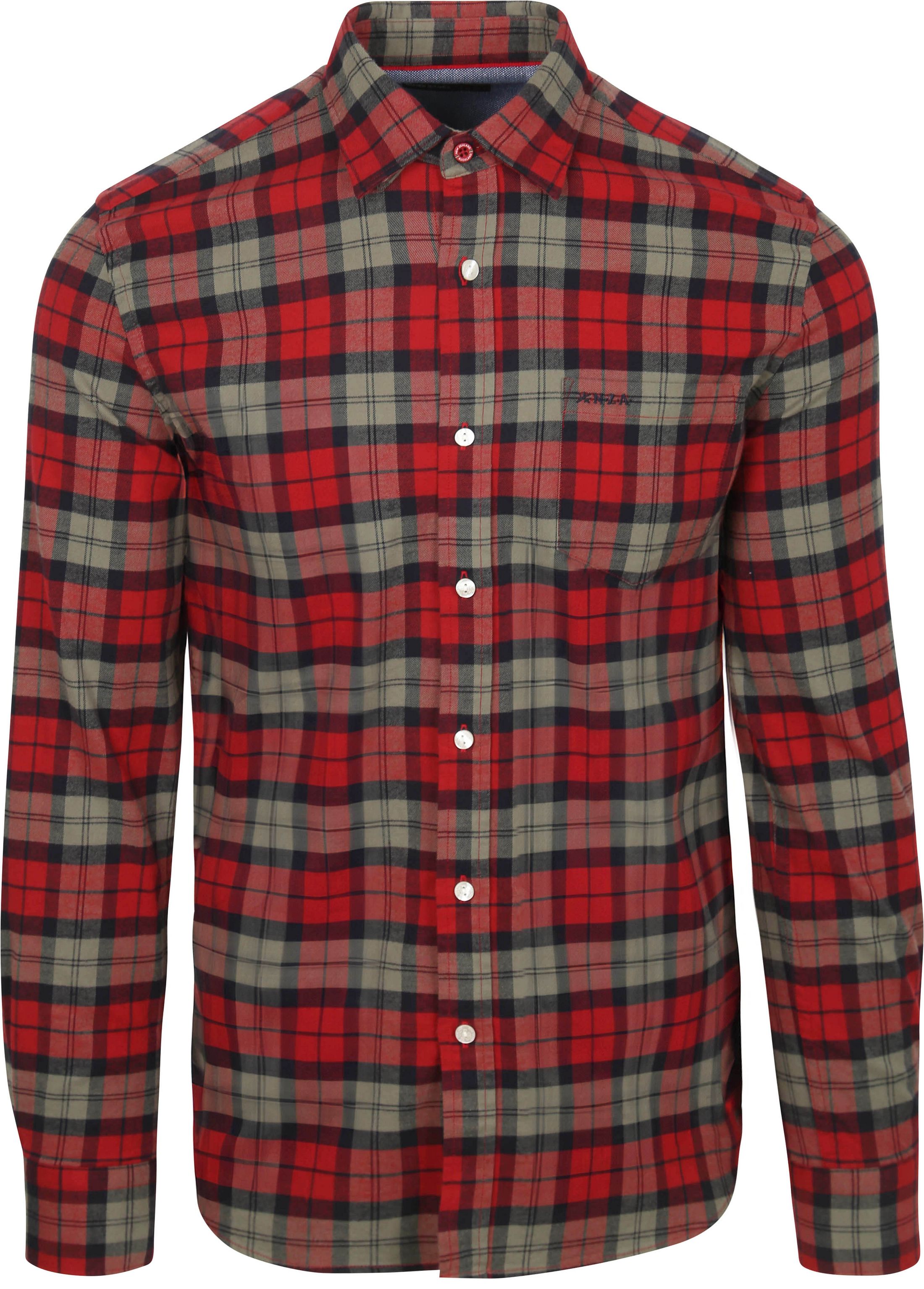 NZA Shirt Marcel Flannel Check Cherry Red order online | 25HN537-1523 | Suitable Liechtenstein