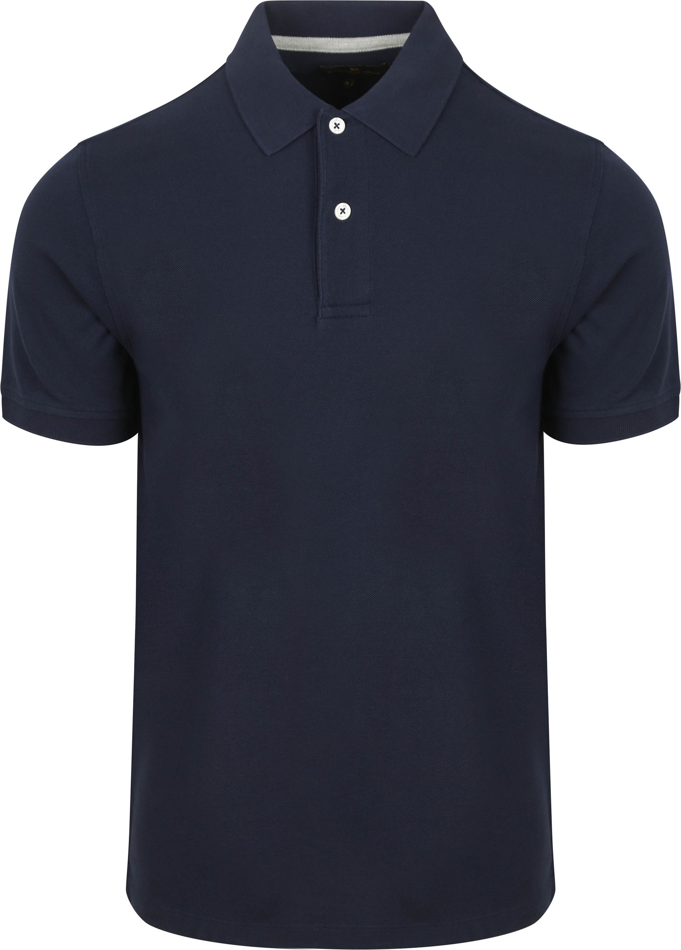 Steppin' Out Polo Shirt Piqué Classic Navy PO-PIQ-STEP-01 navy order online | Suitable
