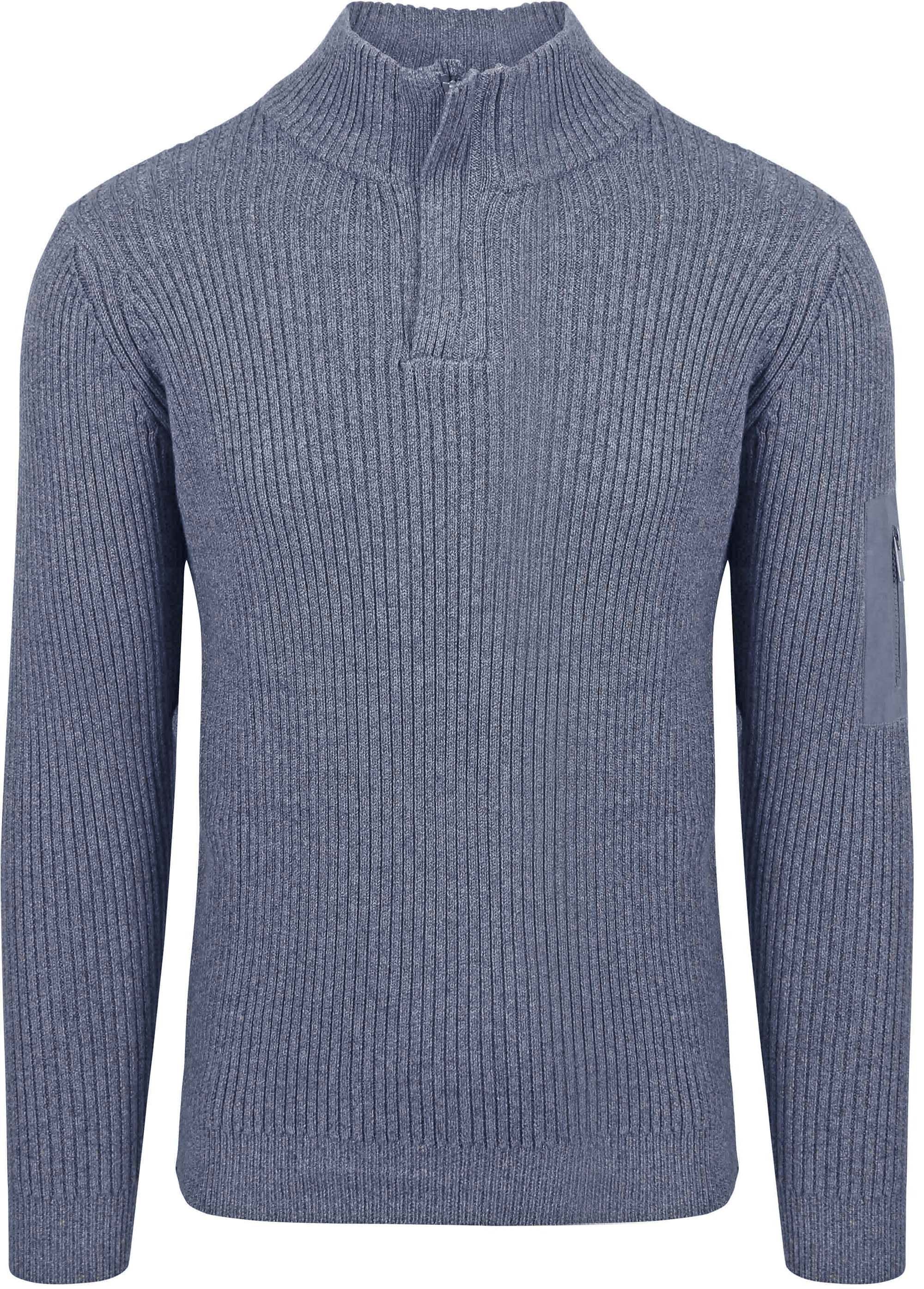 Suitable Mou Half Zip Pullover Blue RSP-24PUMOUZ-BL order online | Suitable