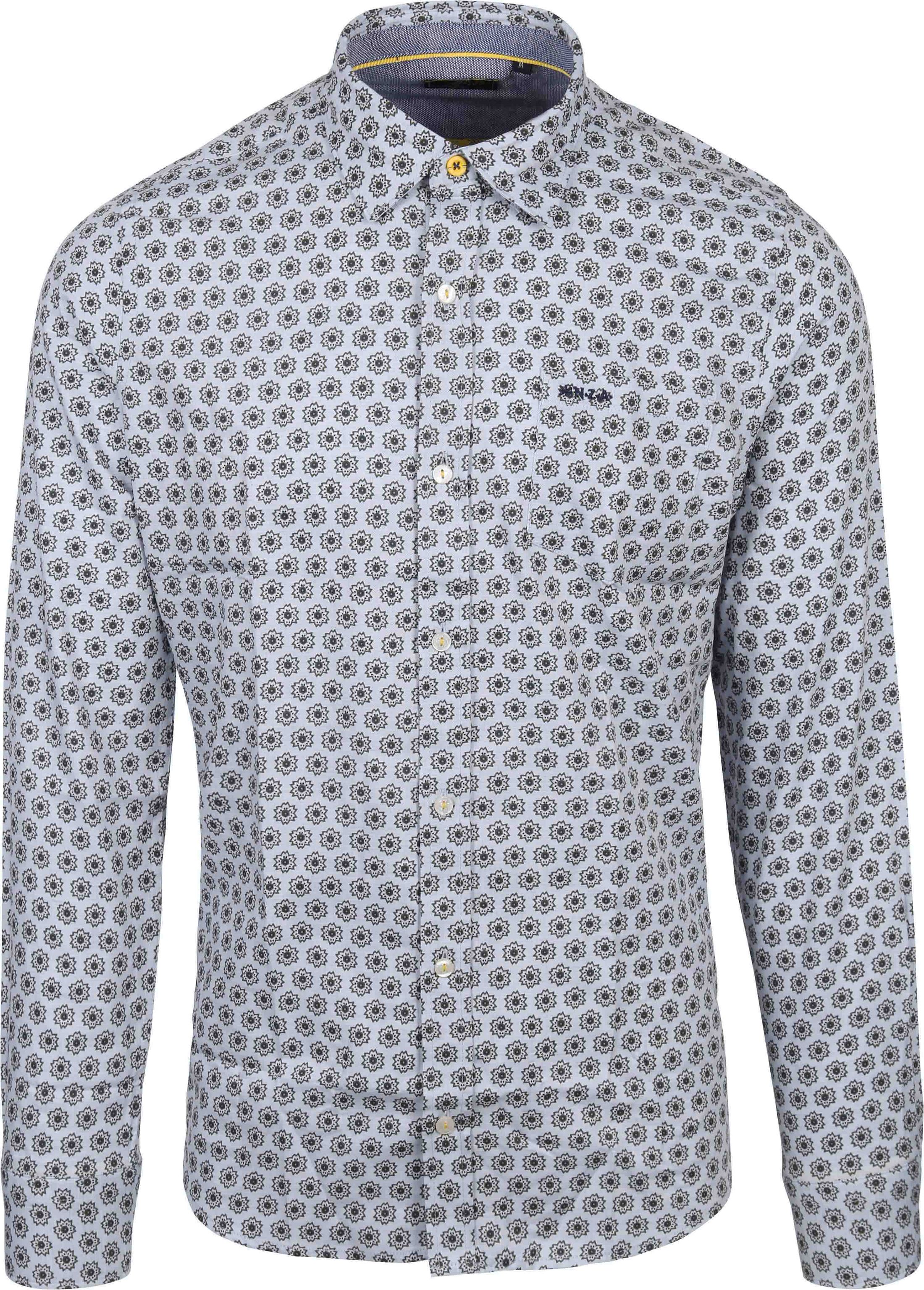 NZA Chemise Wharekahika Bleu Clair 23GN541-1670 commander en ligne | Suitable