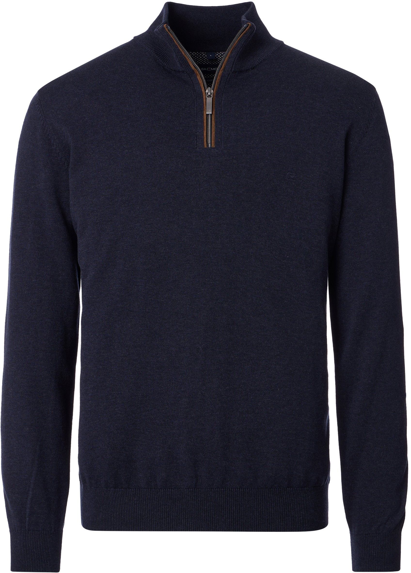 Casa Moda Halfzip Pullover Solid Navy 004410-105 order online | Suitable