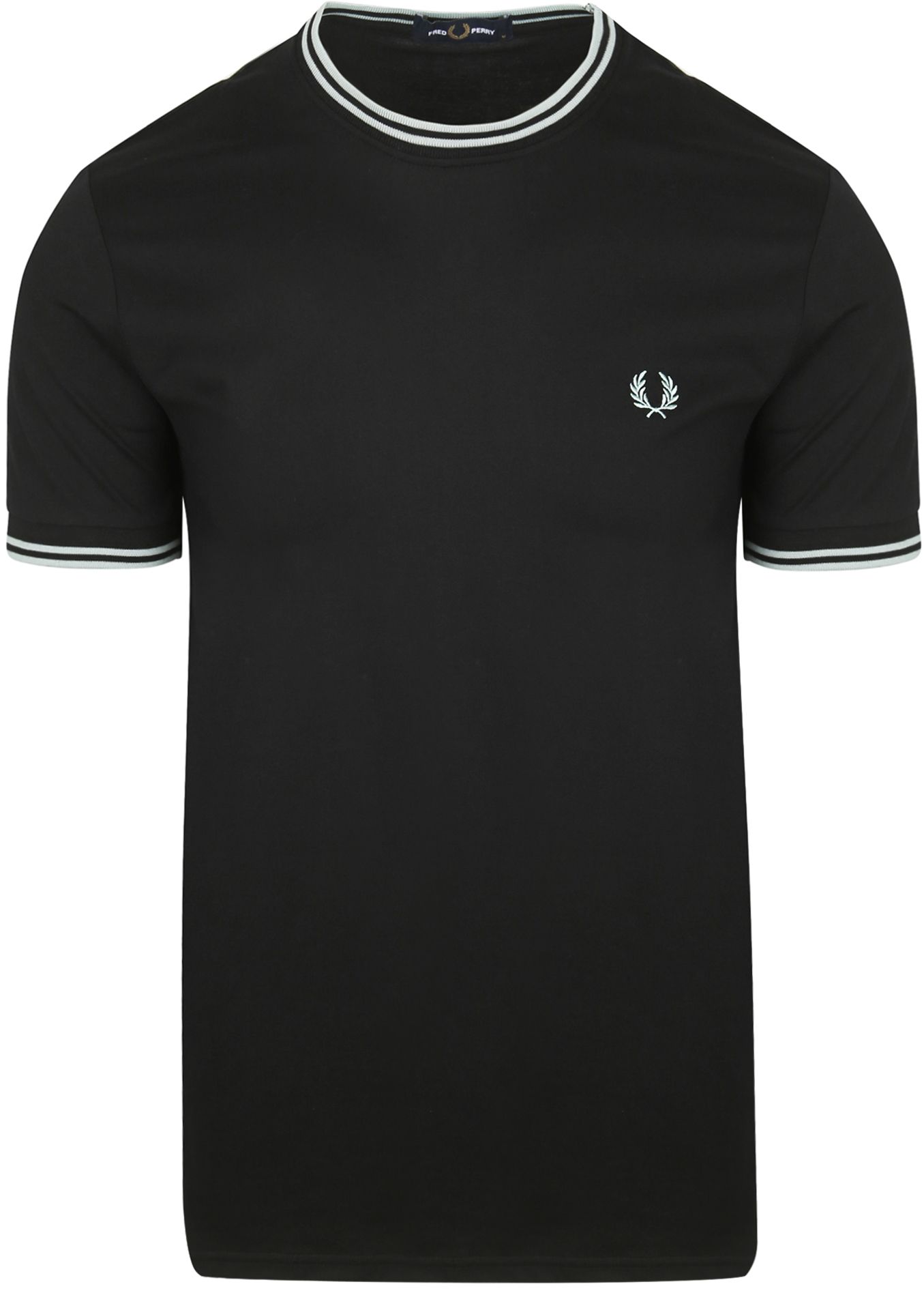 Fred Perry M1588 Twin Tipped T Shirt Black order online | M1588-Q46 | Suitable Lithuania