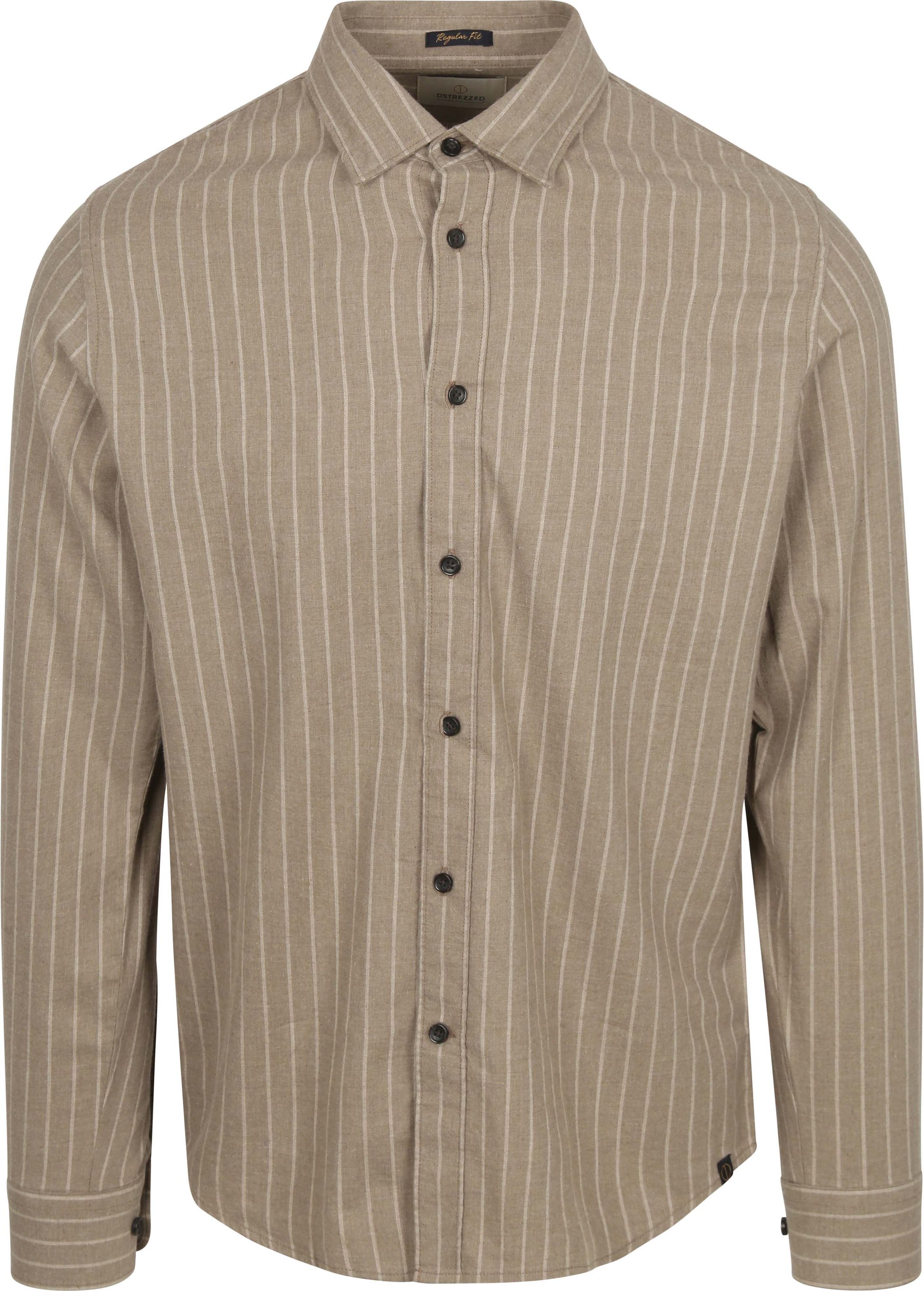 Dstrezzed Shirt Anthony Stripe Beige order online | 303876-270 | Suitable Norway