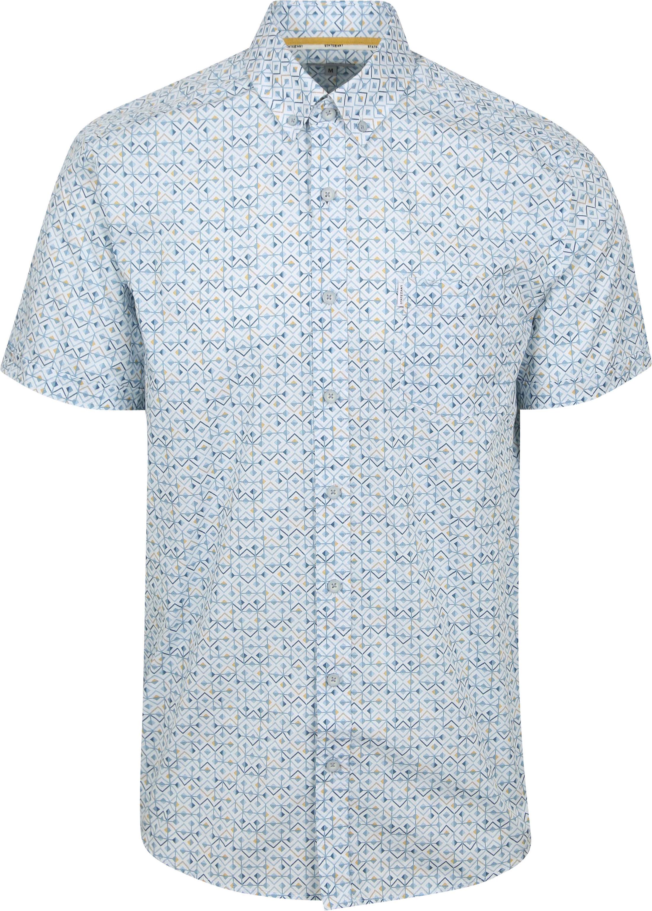 State Of Art Short Sleeve Shirt Print Light Blue 26415305-1156 order online | Suitable