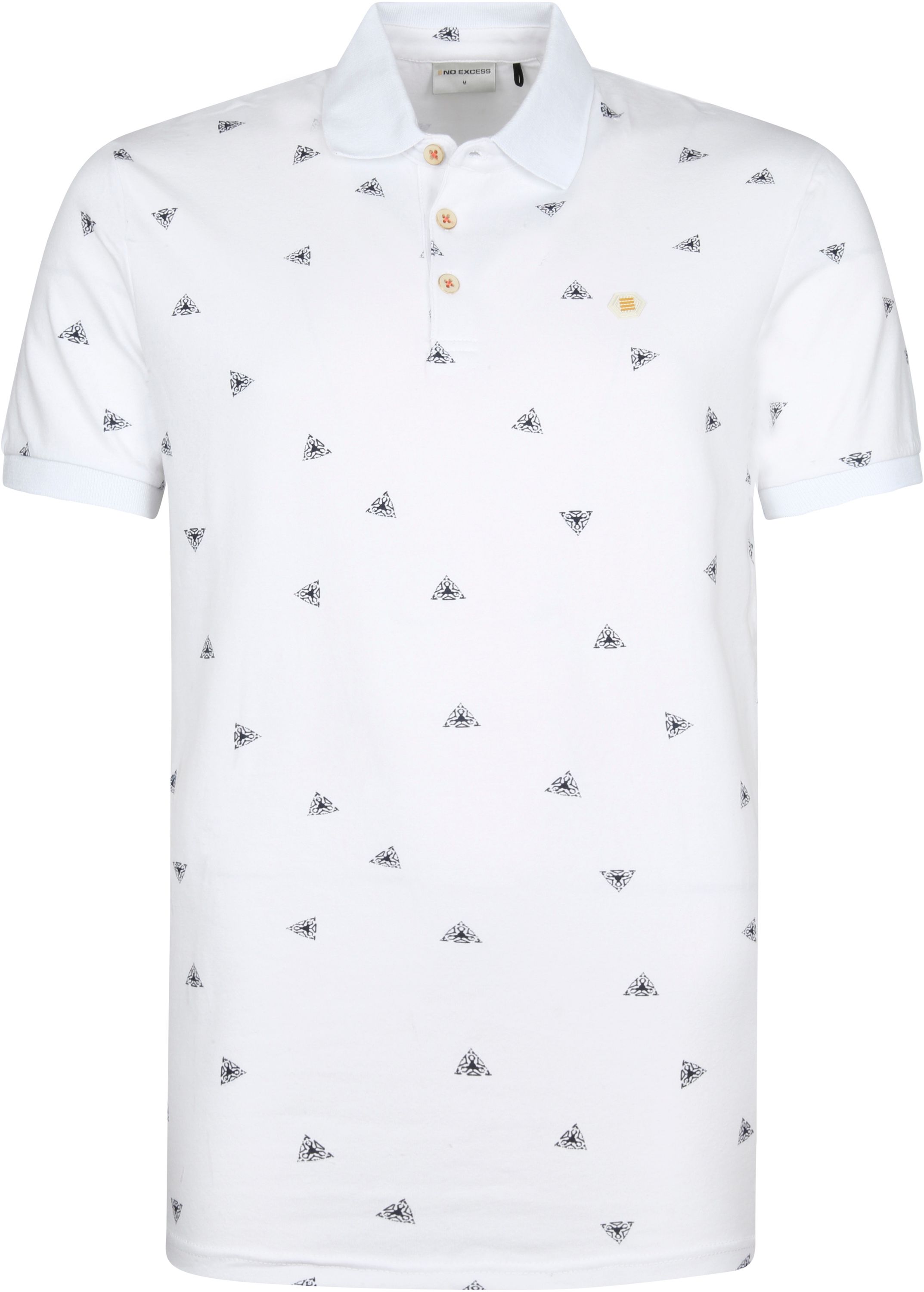 No Excess Polo Shirt Druck Weiß 15370319 kaufen | Suitable