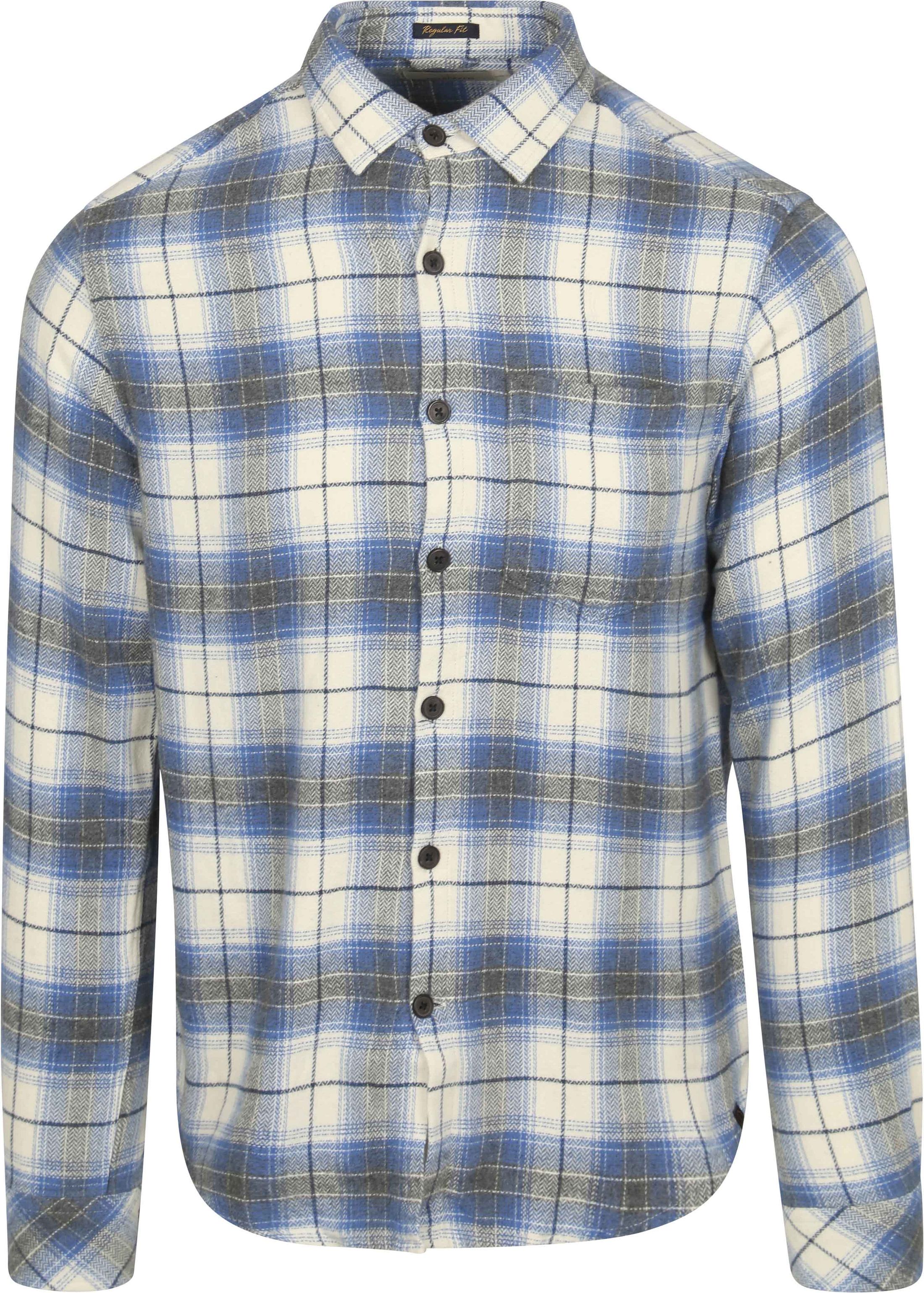 Dstrezzed Shirt Stein Flanel Checks Blue 303766-AW24-107 order online | Suitable