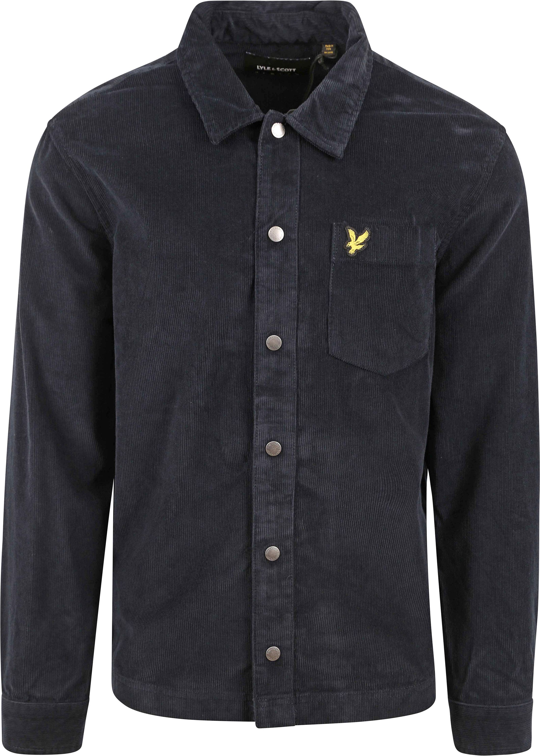 lyle and scott cord overshirt