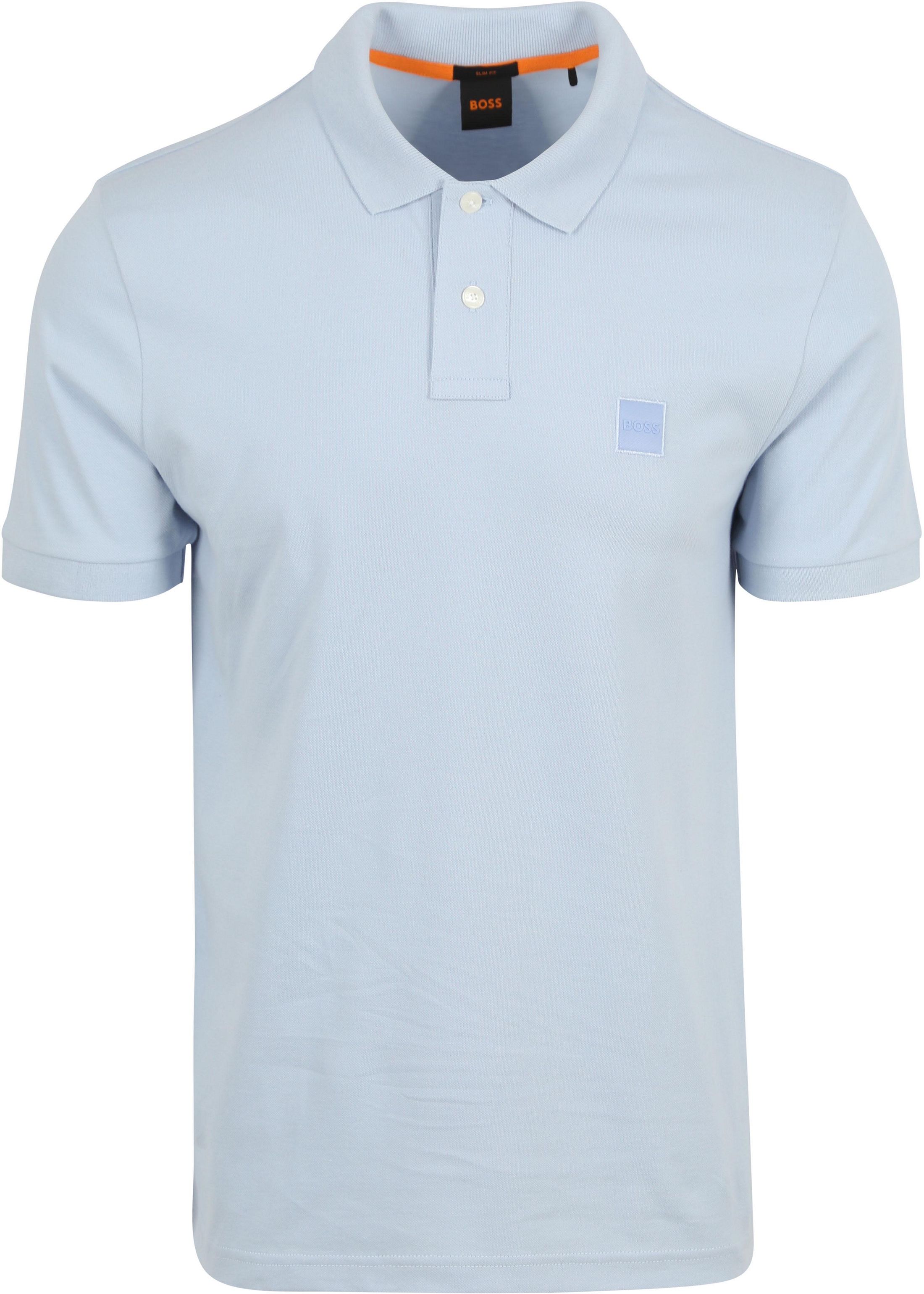BOSS Polo Passenger Bleu Clair 50507803-460 commander en ligne | Suitable