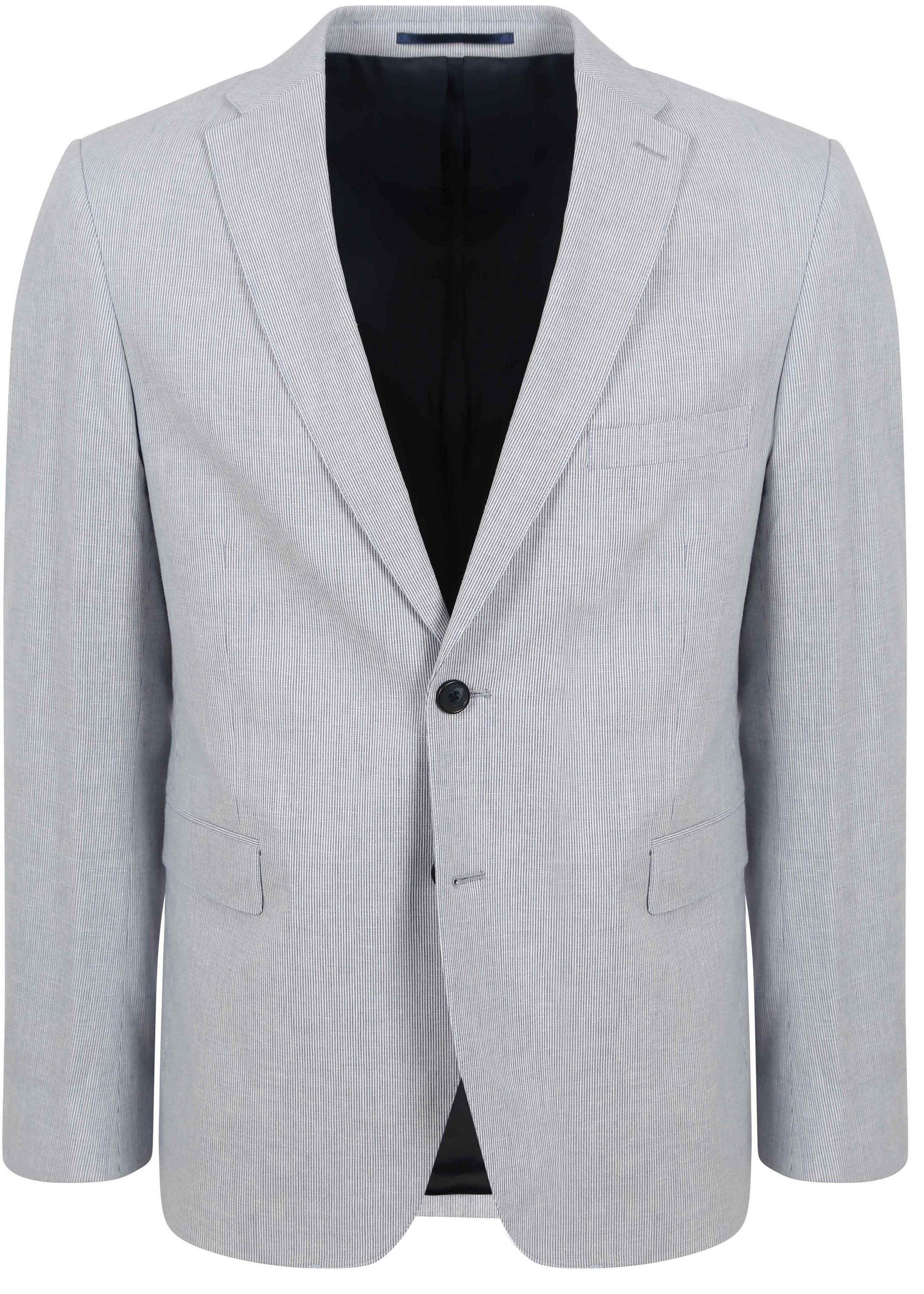 Suitable Blazer Linen Stripe Light Blue BL-LIN-stripe-SS24-03 order online | Suitable