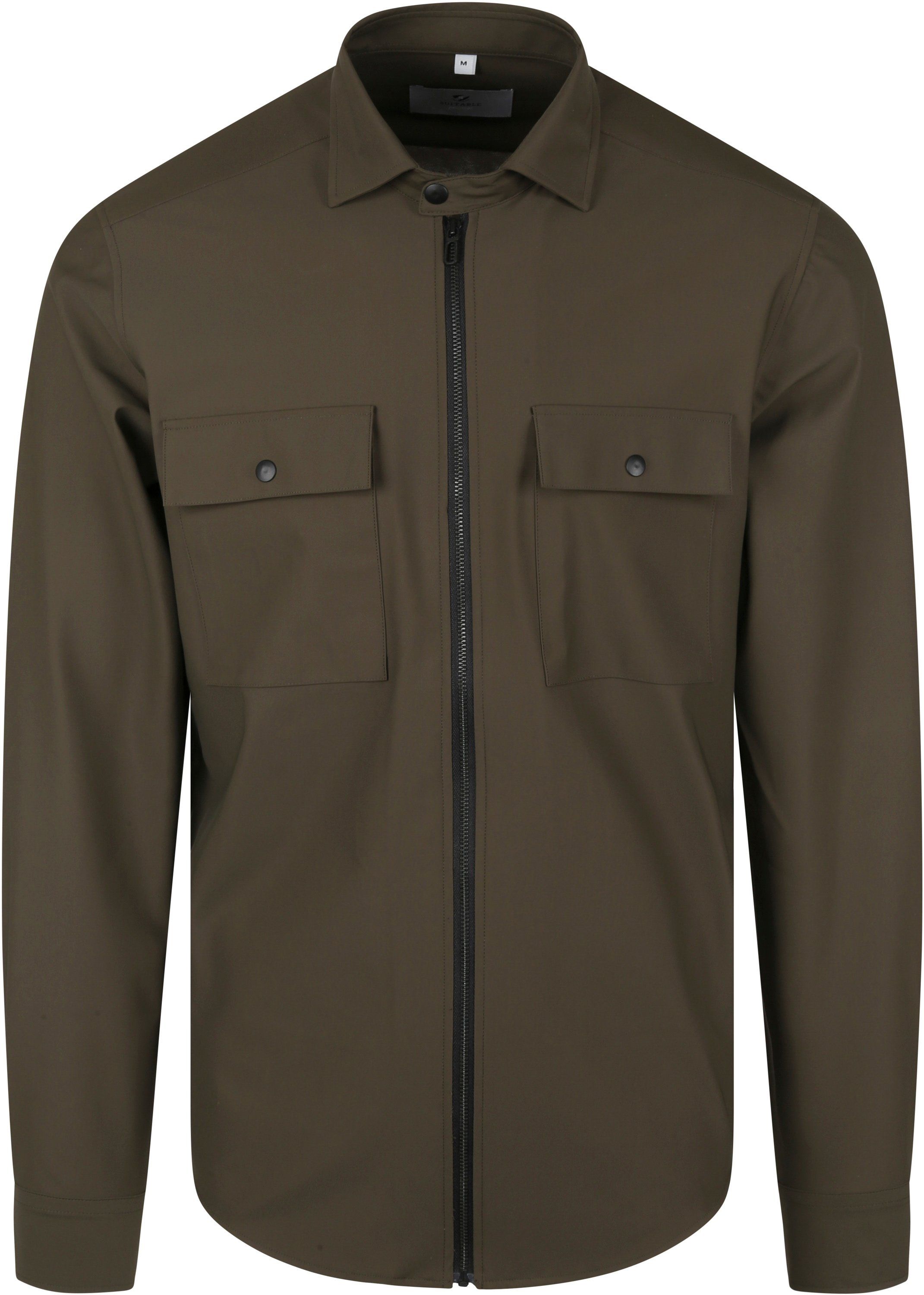 Suitable Jacket Shirt Dark Green Dark Green size L