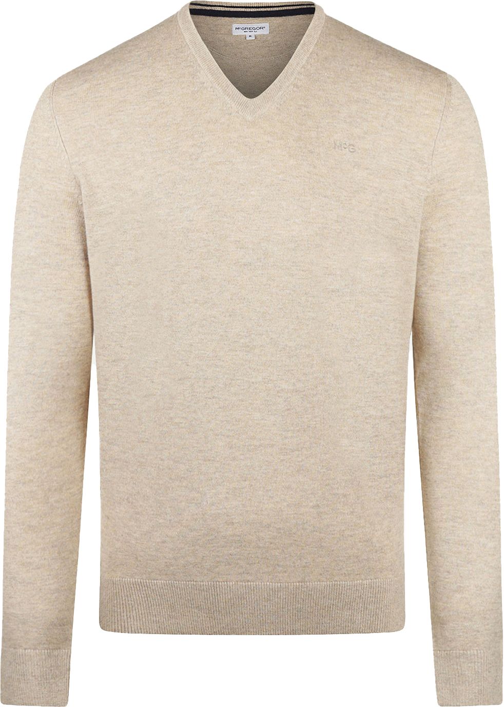 McGregor Pullover Merino Wool V-Neck Sand MM242.1201.01-3100 order online | Suitable