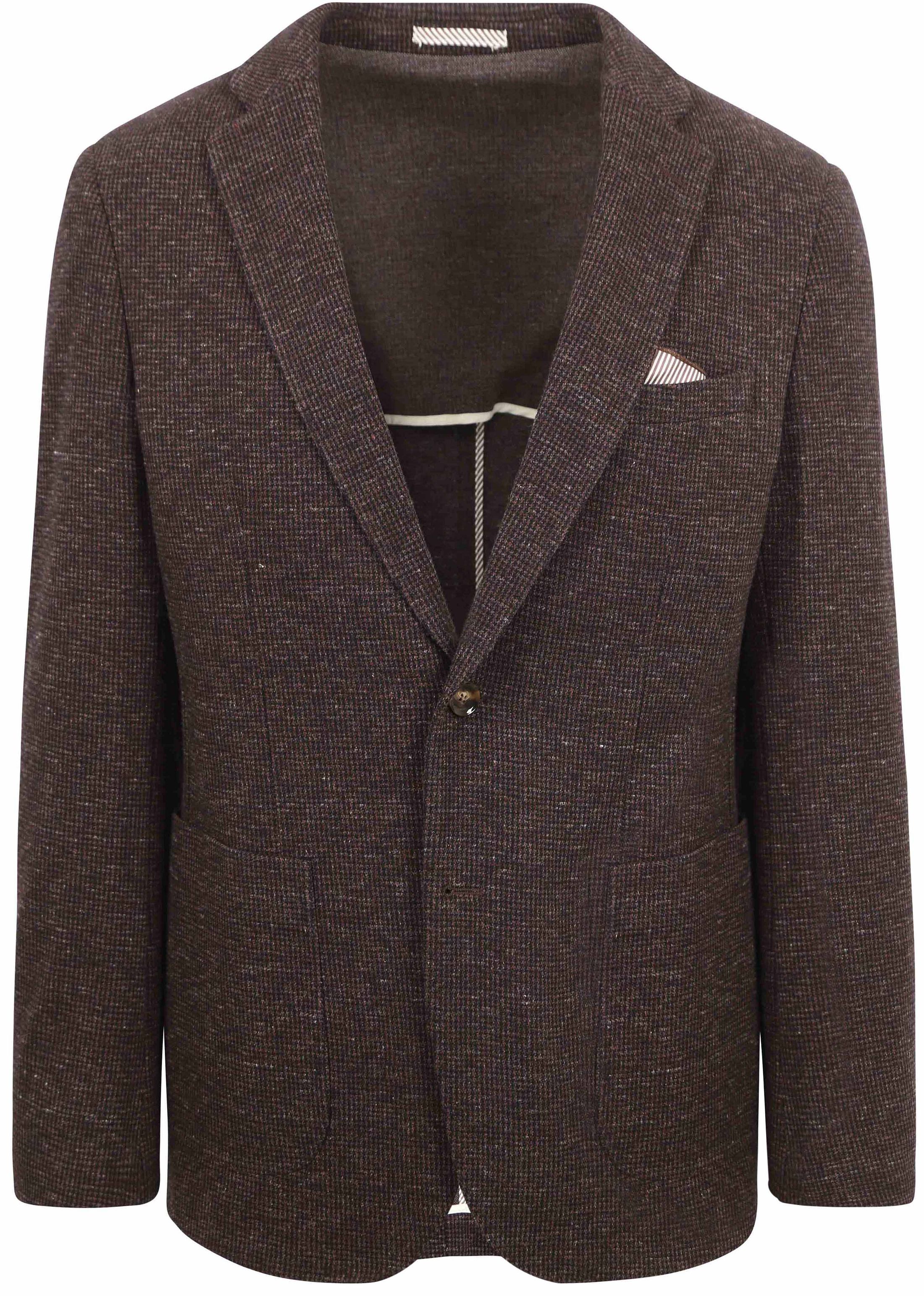 Suitable Veste Fame Pied de Poule Marron SPE233038FA51ST-680 commander en ligne | Suitable