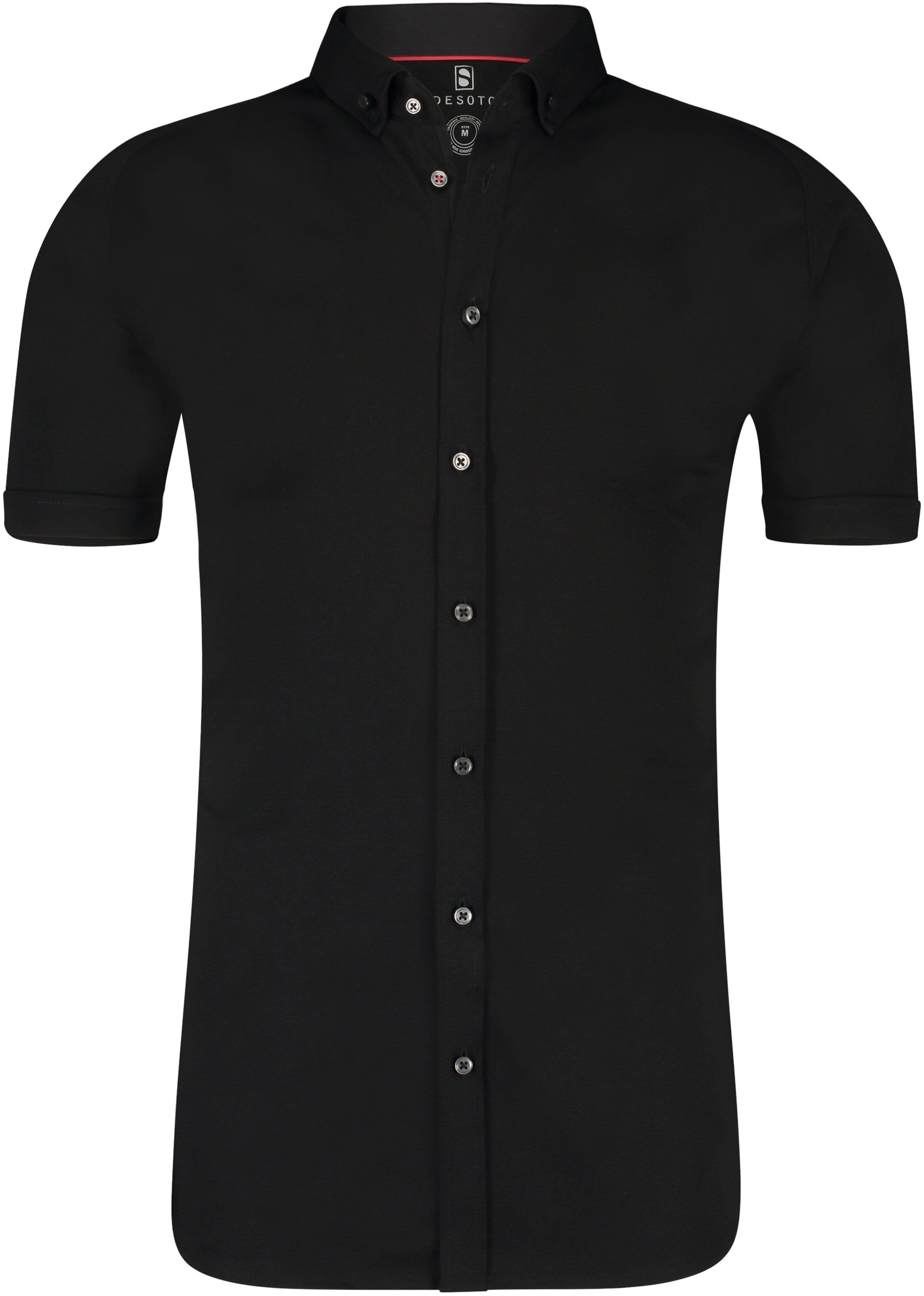 Desoto Shirt Short Sleeve 081 Black size 3XL