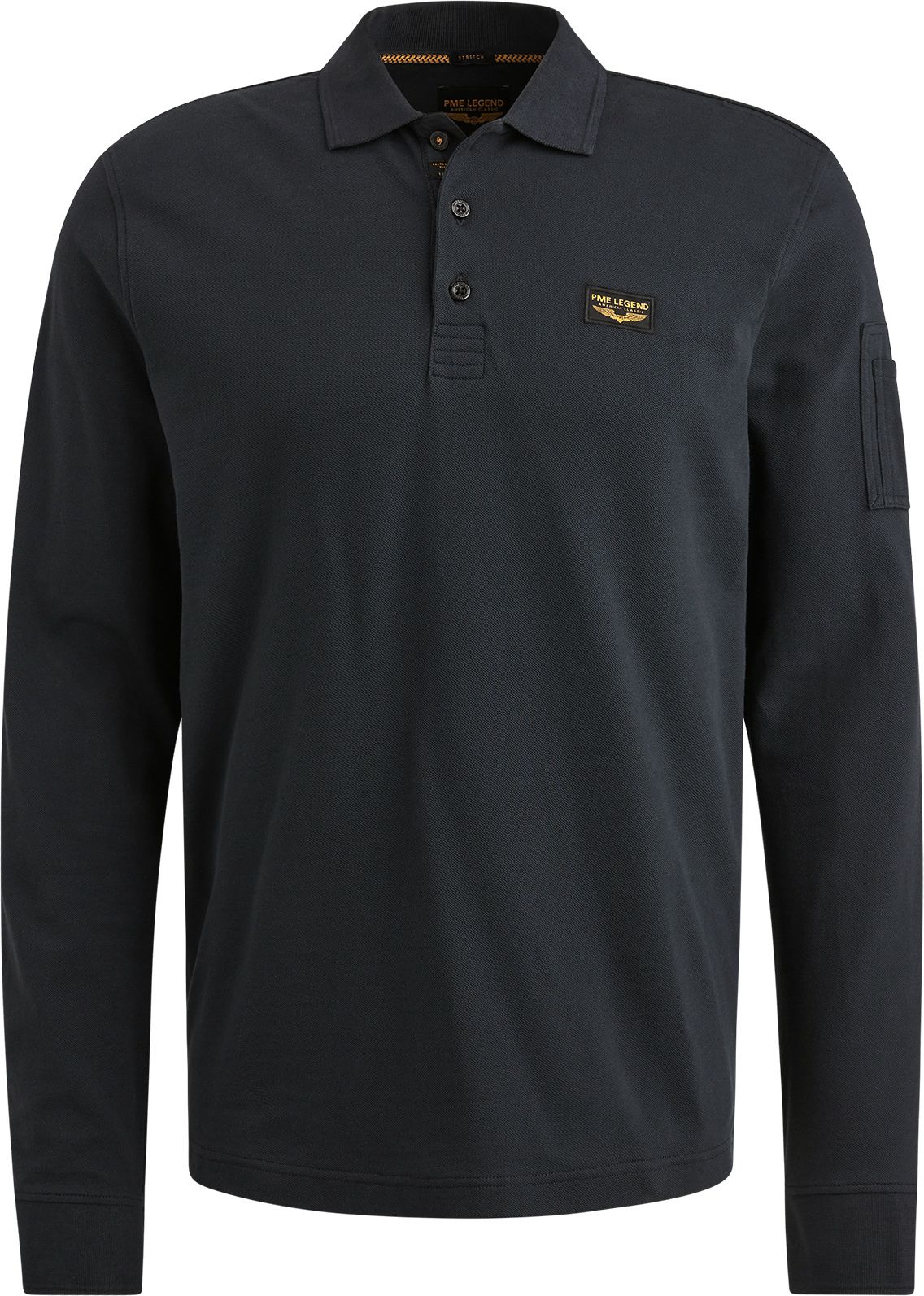 PME Legend American Classic Longsleeve Polo Shirt Navy PPS2508899-5281 order online | Suitable