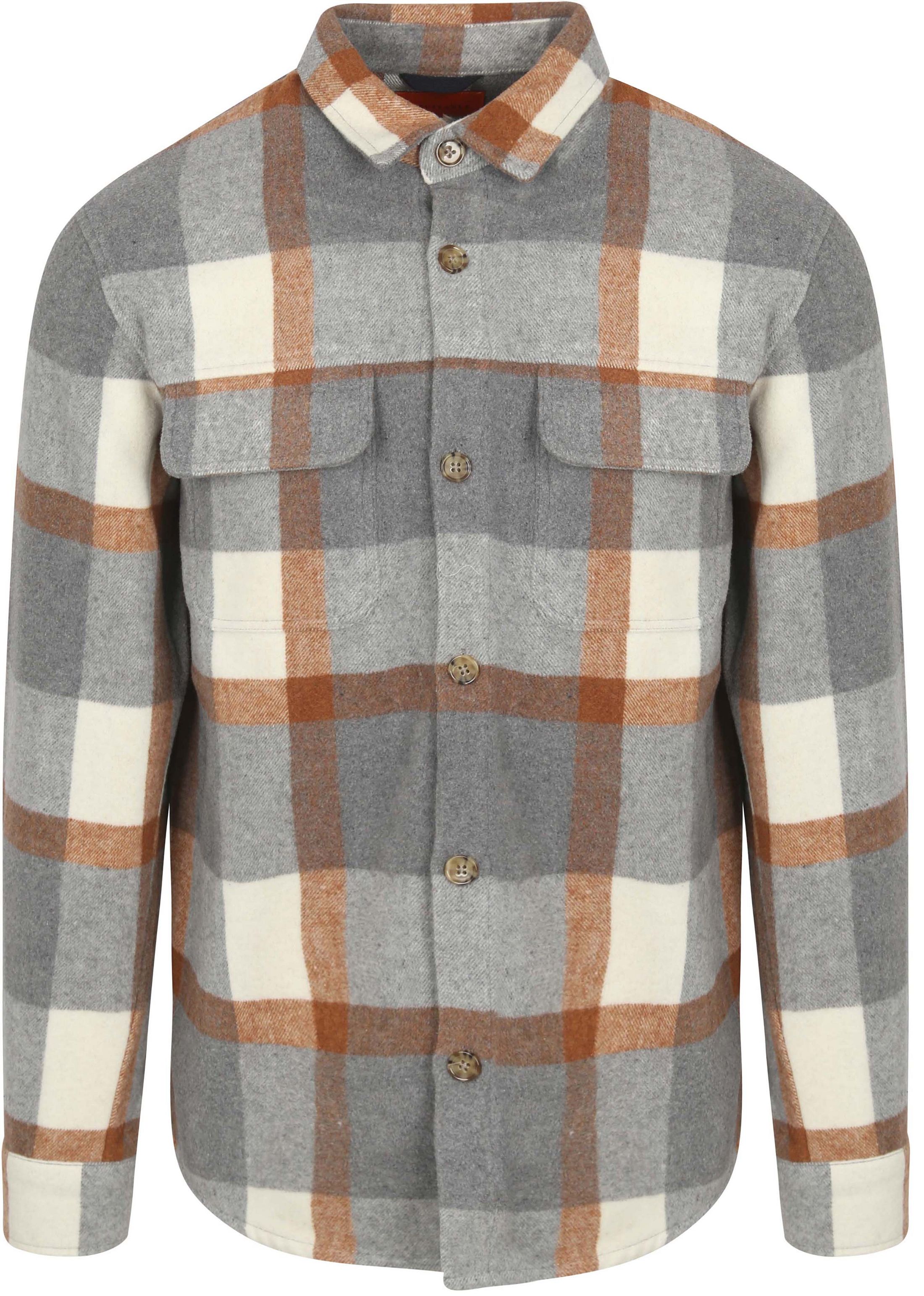 Suitable Overshirt August Wool Blend Grijs SPE24314AU92ST-941 kopen | Suitable