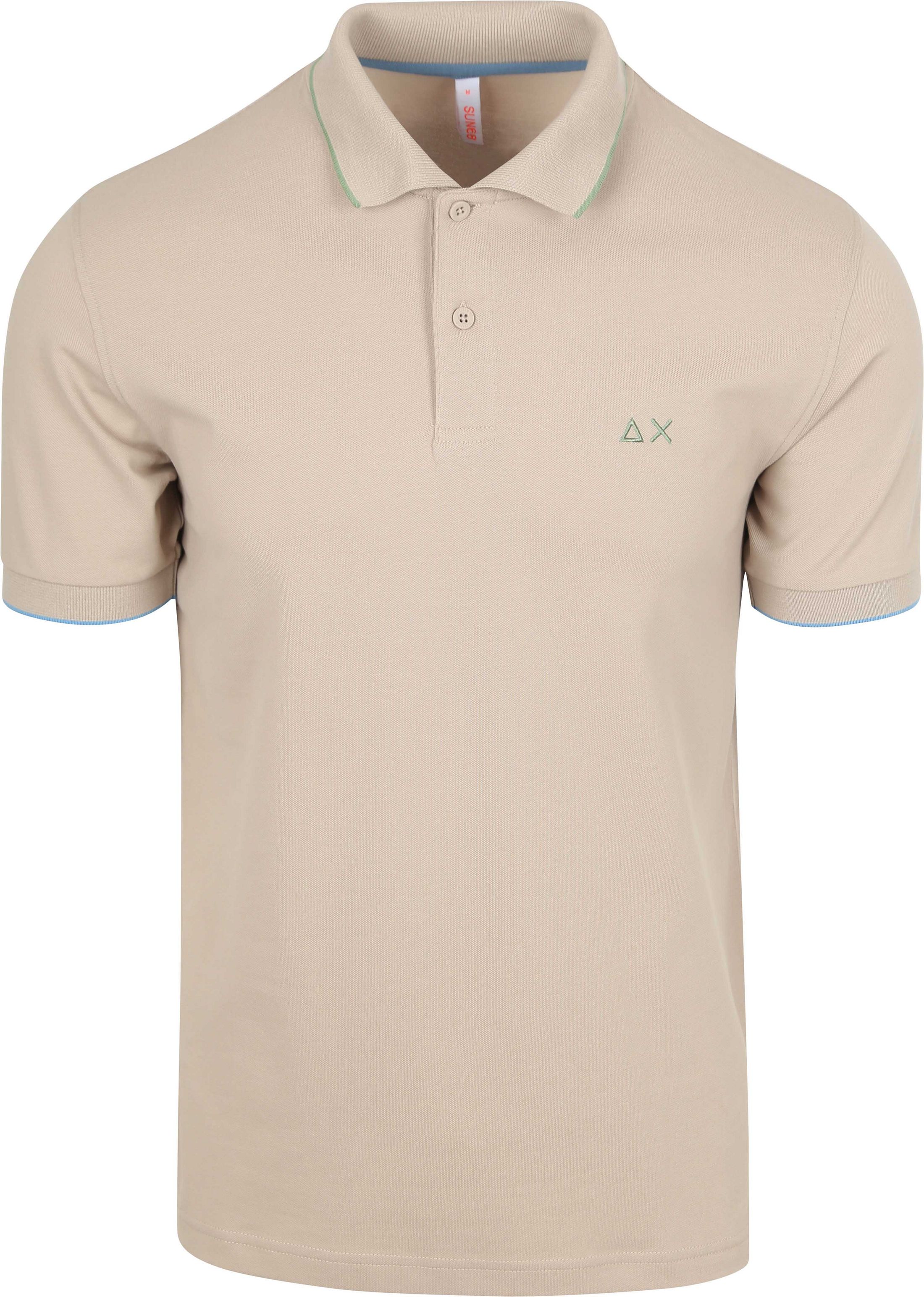 Sun68 Polo Petites Rayures Collar Greige A35110-98 commander en ligne | Suitable
