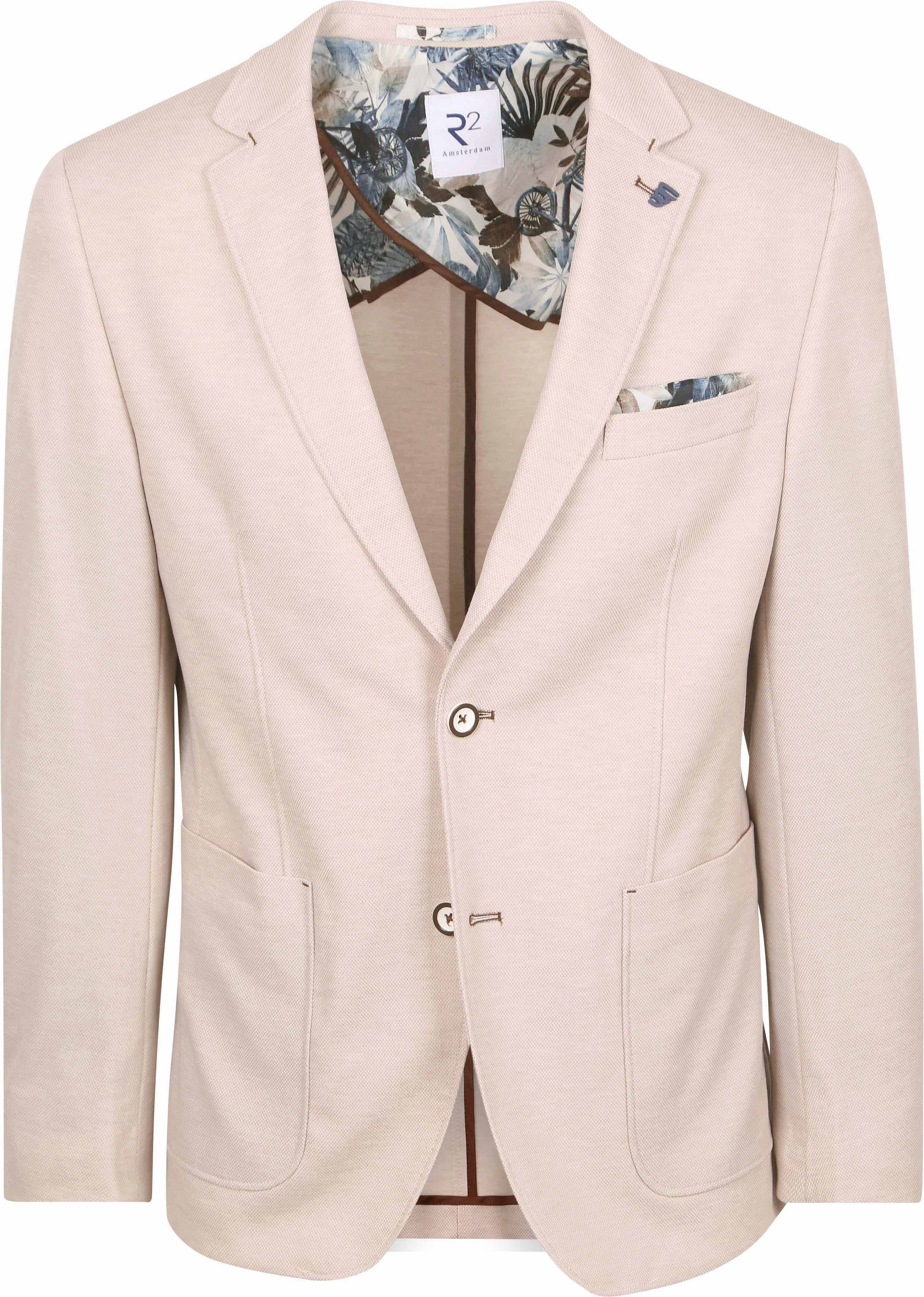 R2 Jersey Colbert Ecru 124.JACKET.001-045 kopen | Suitable
