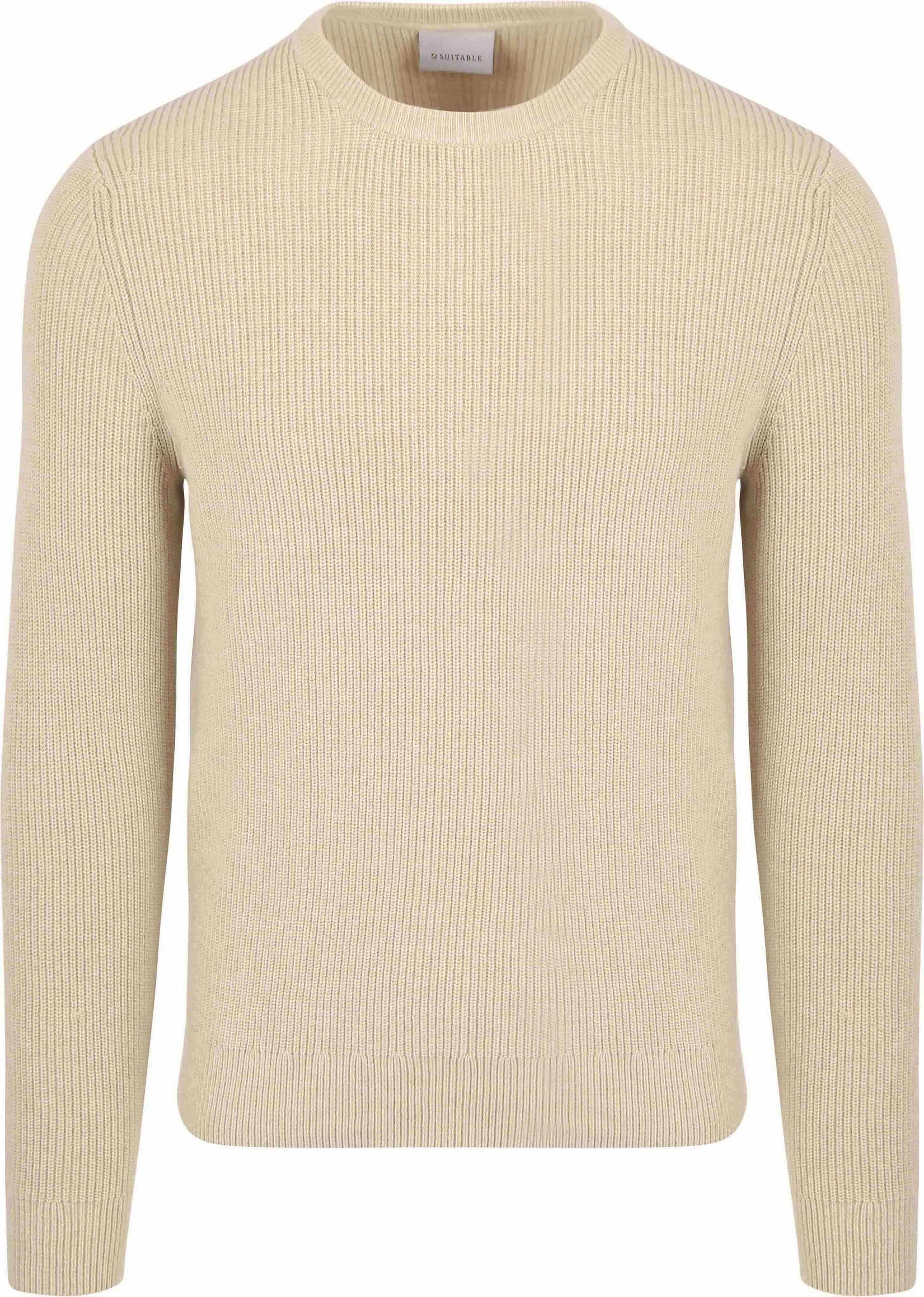 Suitable Pull Ecru Mix Laine PU-COWO-O-24 36715 Beige commander en ligne | Suitable