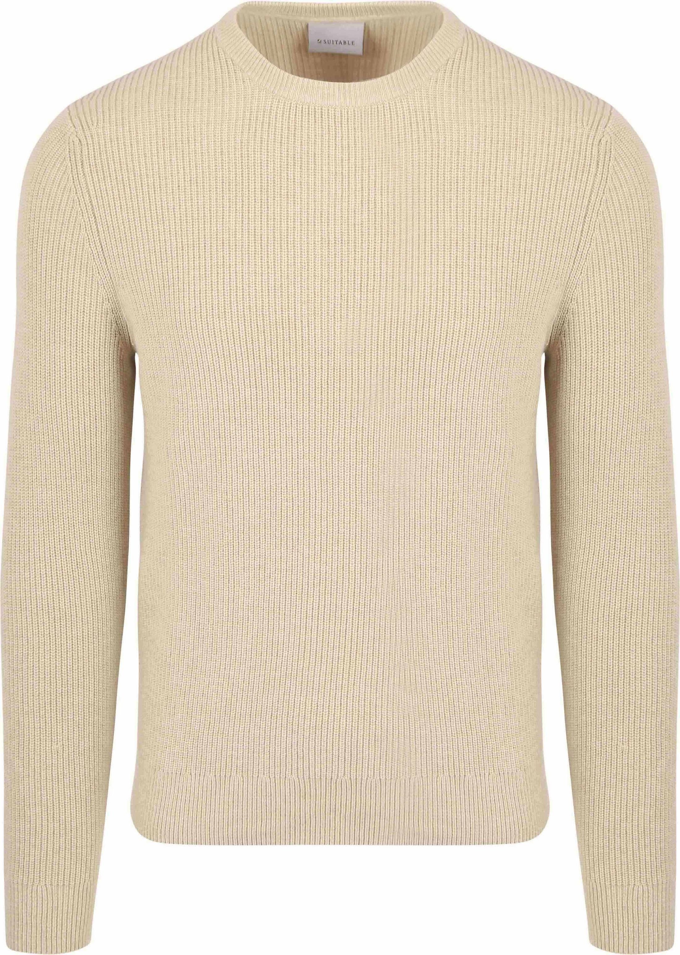 Suitable Pullover Wool Blend Ecru PU-COWO-O-24 36715 Beige order online | Suitable