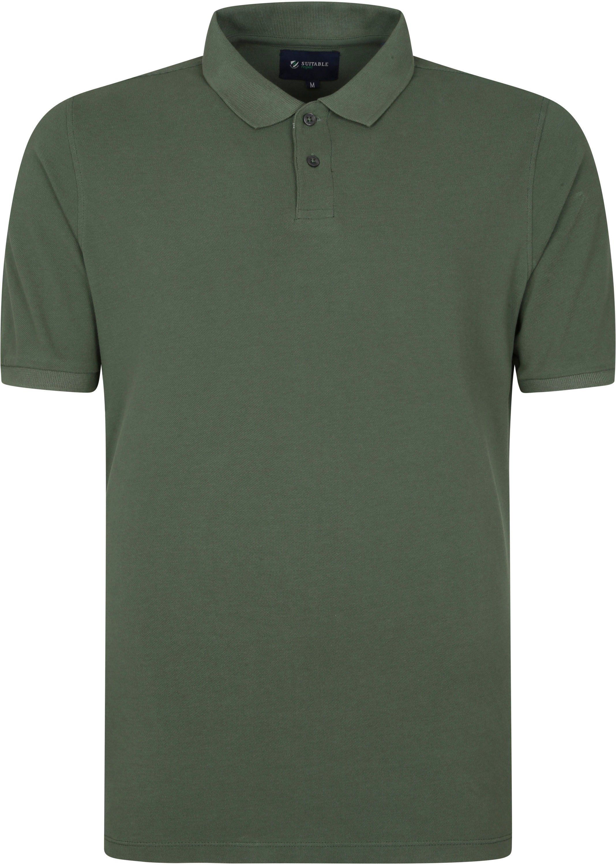 Suitable Respect Poloshirt Pete Dark Green Dark Green size 3XL