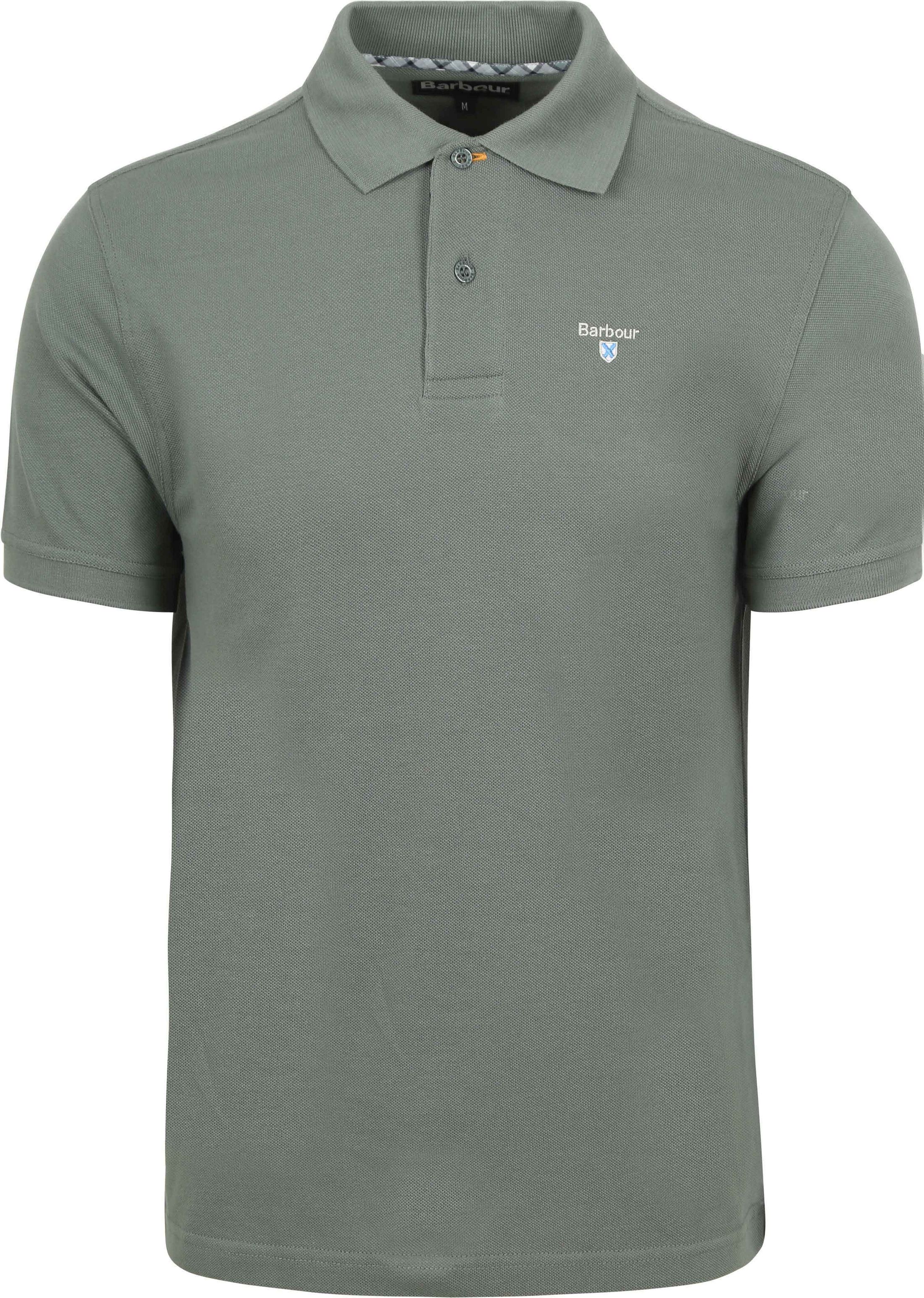 Barbour Tartan Pique Polo Shirt Vintage Green MML0012-TE31 order online | Suitable
