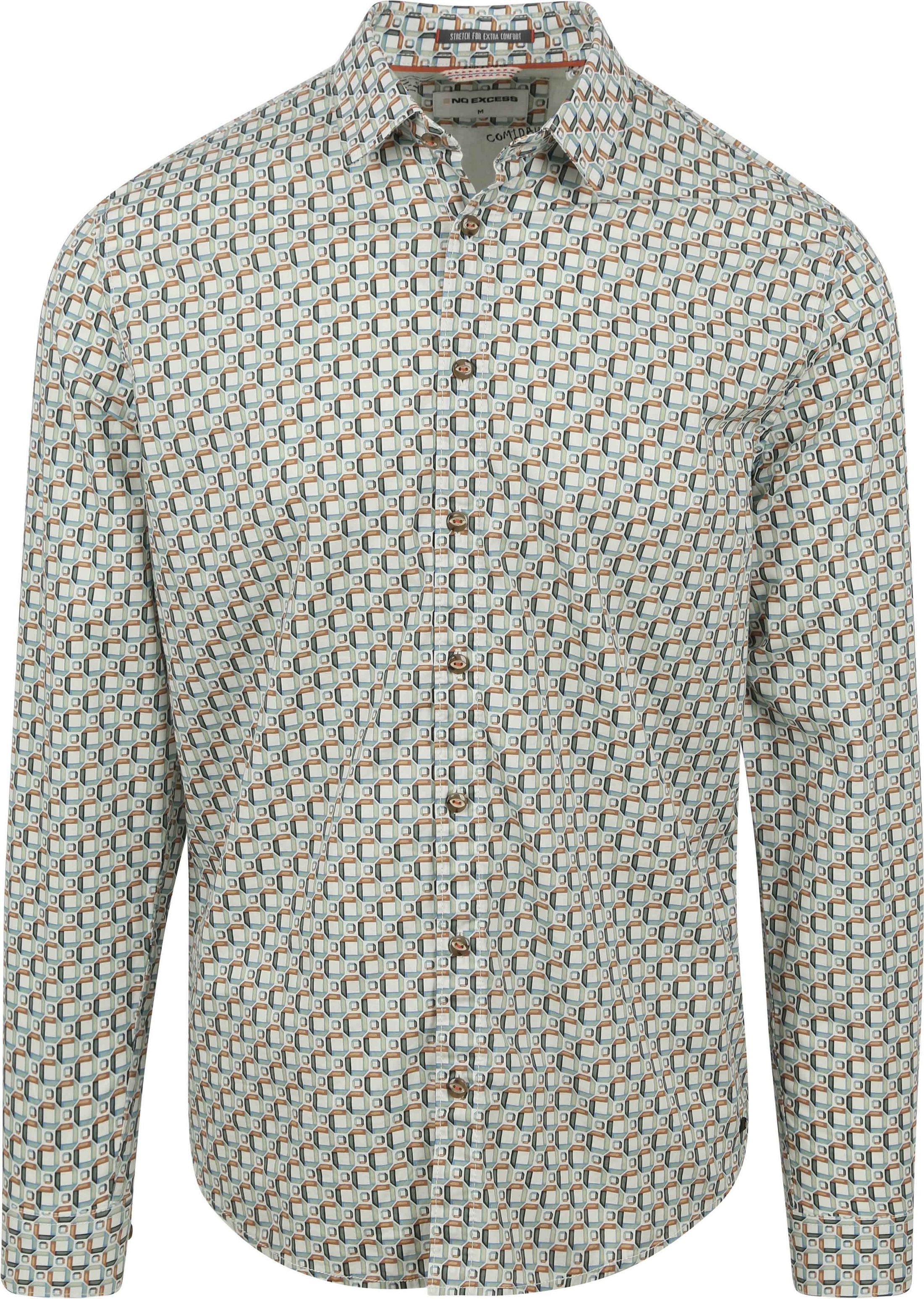 No Excess Shirt Green Multicolour Print 23450209-058 order online | Suitable