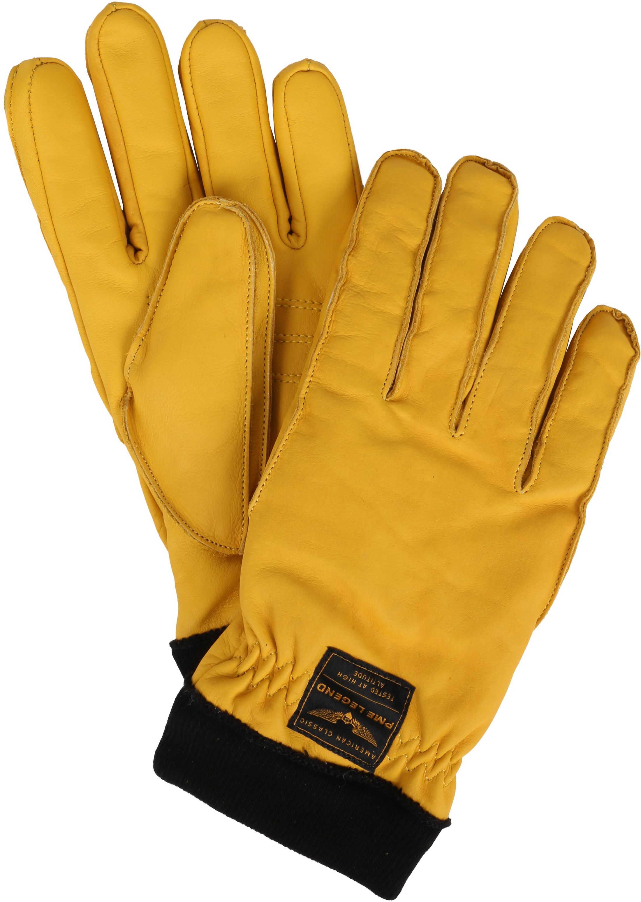PME Legend Leather Gloves Yellow size M/L