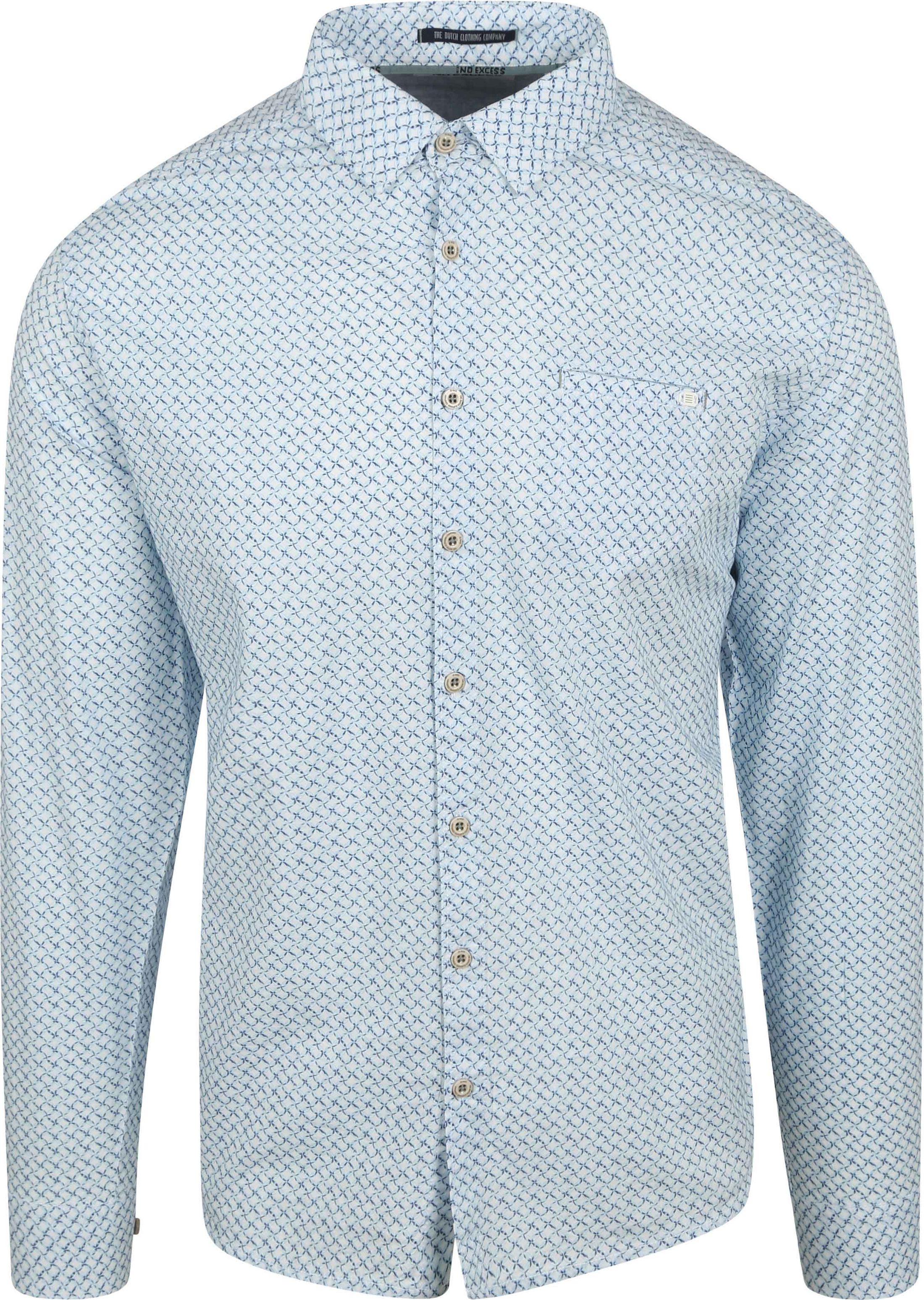 No Excess Shirt Print Light Blue 27400209-151 order online | Suitable