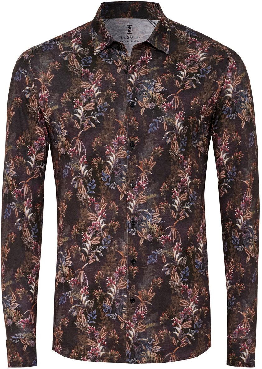 Desoto Shirt Print Raw Umber Jungle Brown order online | 78328-3-854 | Suitable Portugal