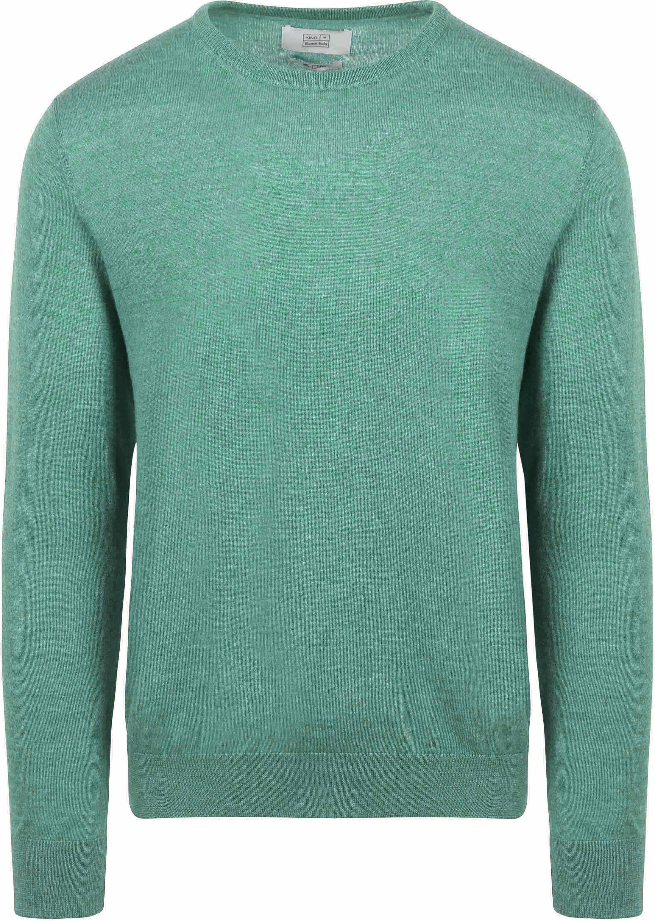 King Essentials The John Pullover Merino Green KM111030001-G017T order online | Suitable