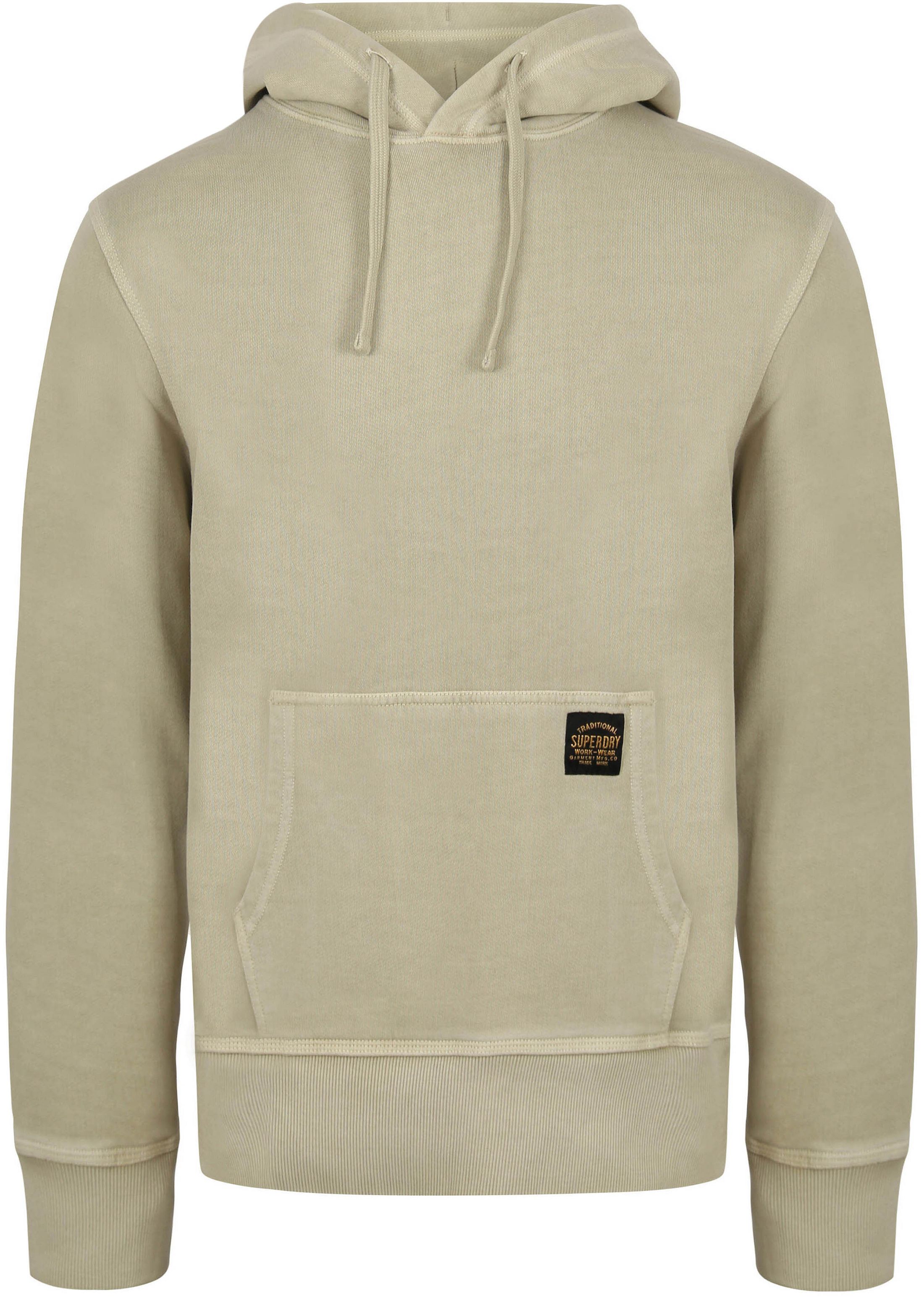 Superdry Hoodie Washed Beige order online | M2013078A-2LH | Suitable Liechtenstein