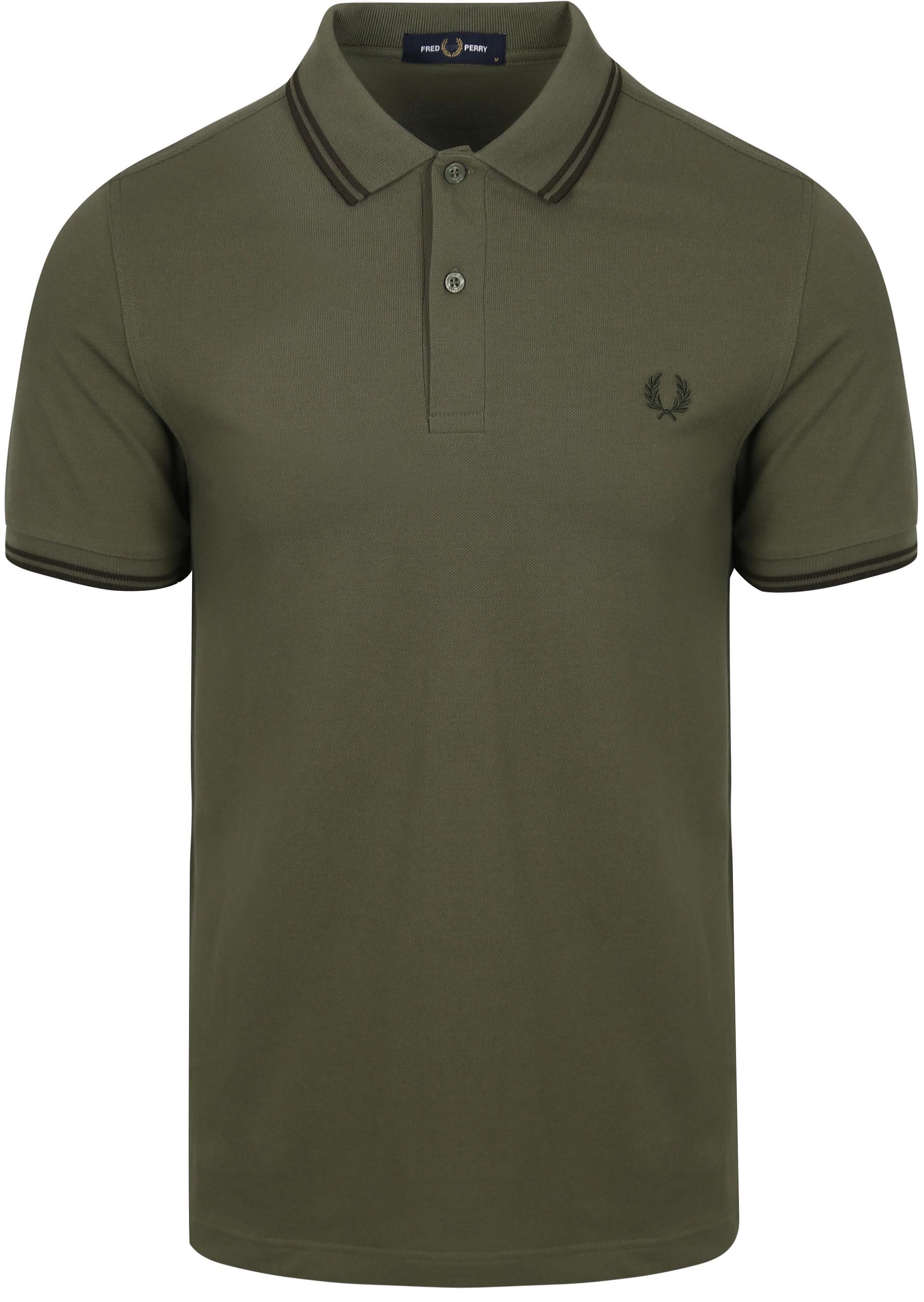 Fred Perry Polo M3600 Olive Green W49 order online | M3600