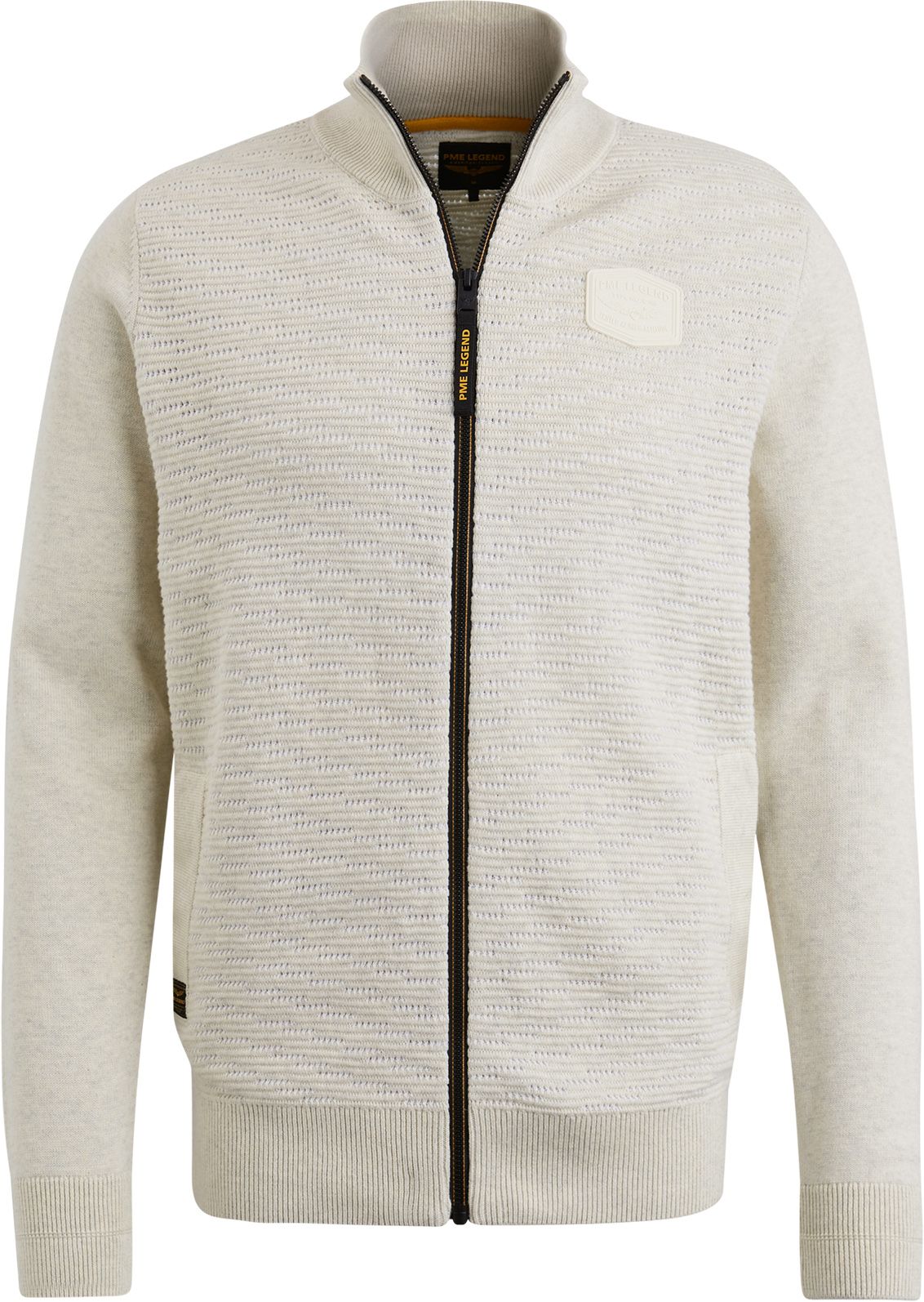 PME Legend Sweat Zip Jacket Ecru PKC2402352-910 kopen | Suitable