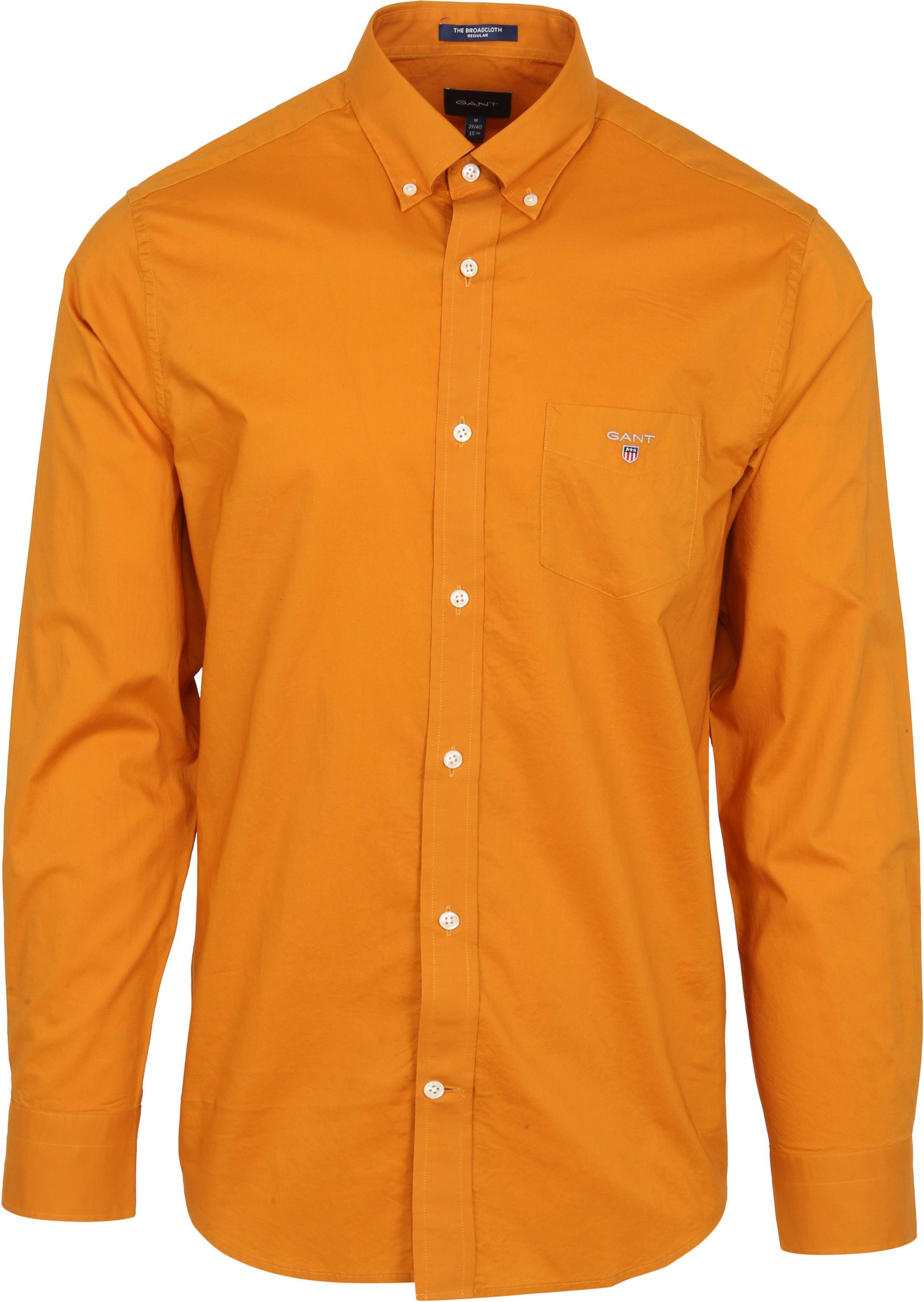 Gant Casual Shirt Broadcloth Orange size L