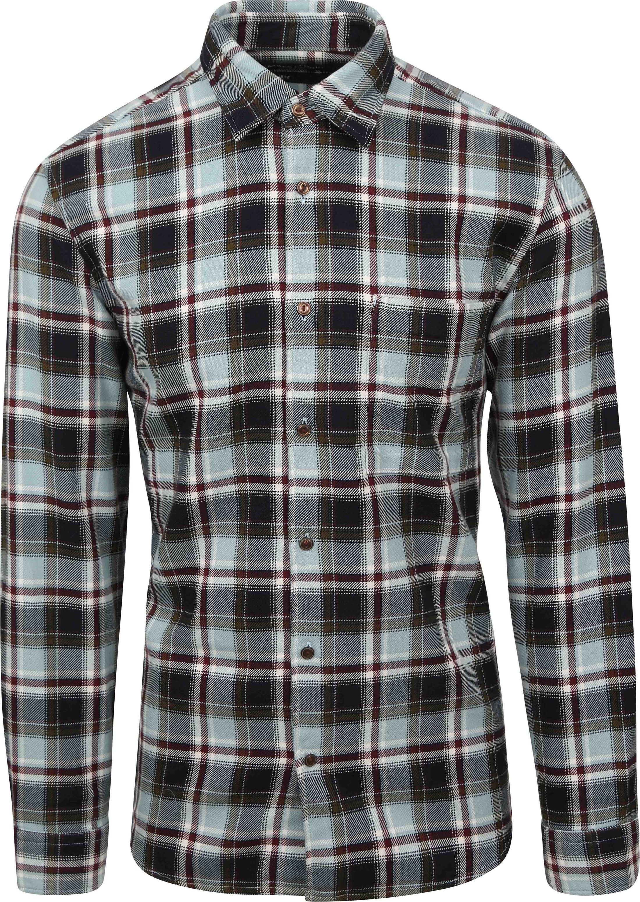 Marc O'Polo Hemd Kariert Hellblau 329732042090-J83 kaufen | Suitable